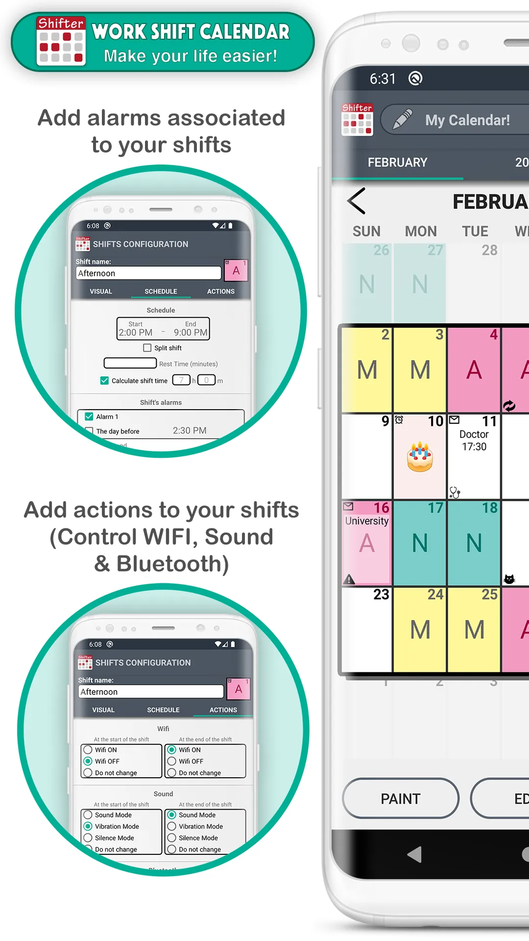 Work Shift Calendar | Indus Appstore | Screenshot