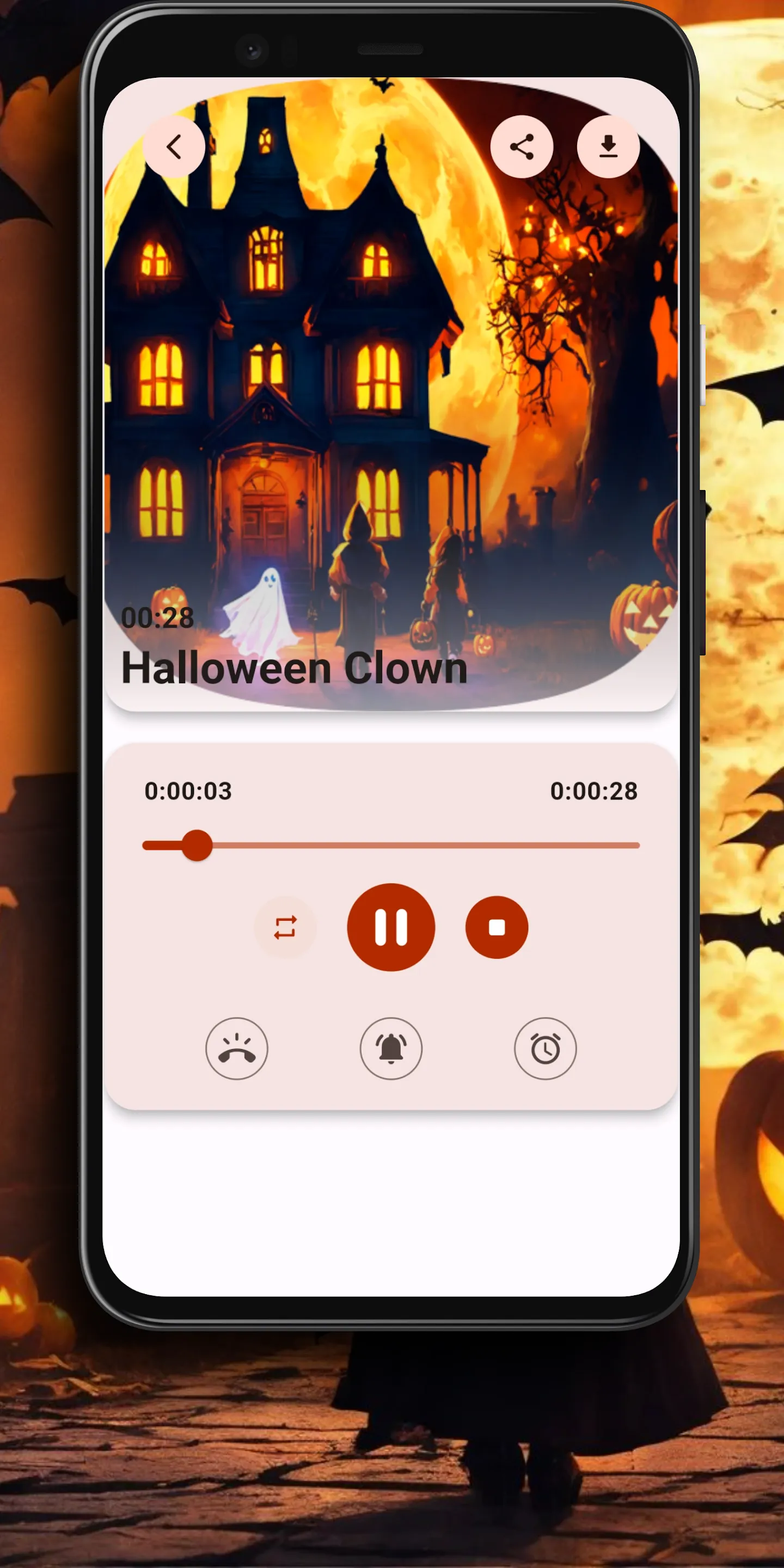 Halloween Ringtones | Indus Appstore | Screenshot