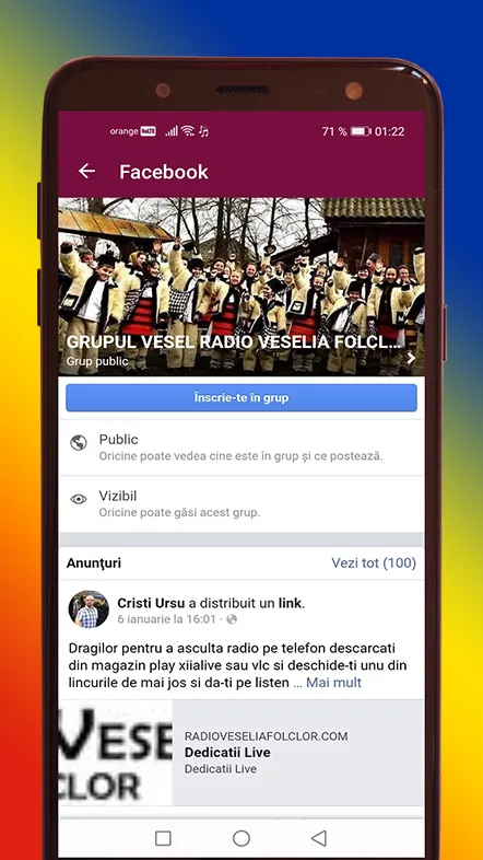 Radio Veselia Folclor | Indus Appstore | Screenshot