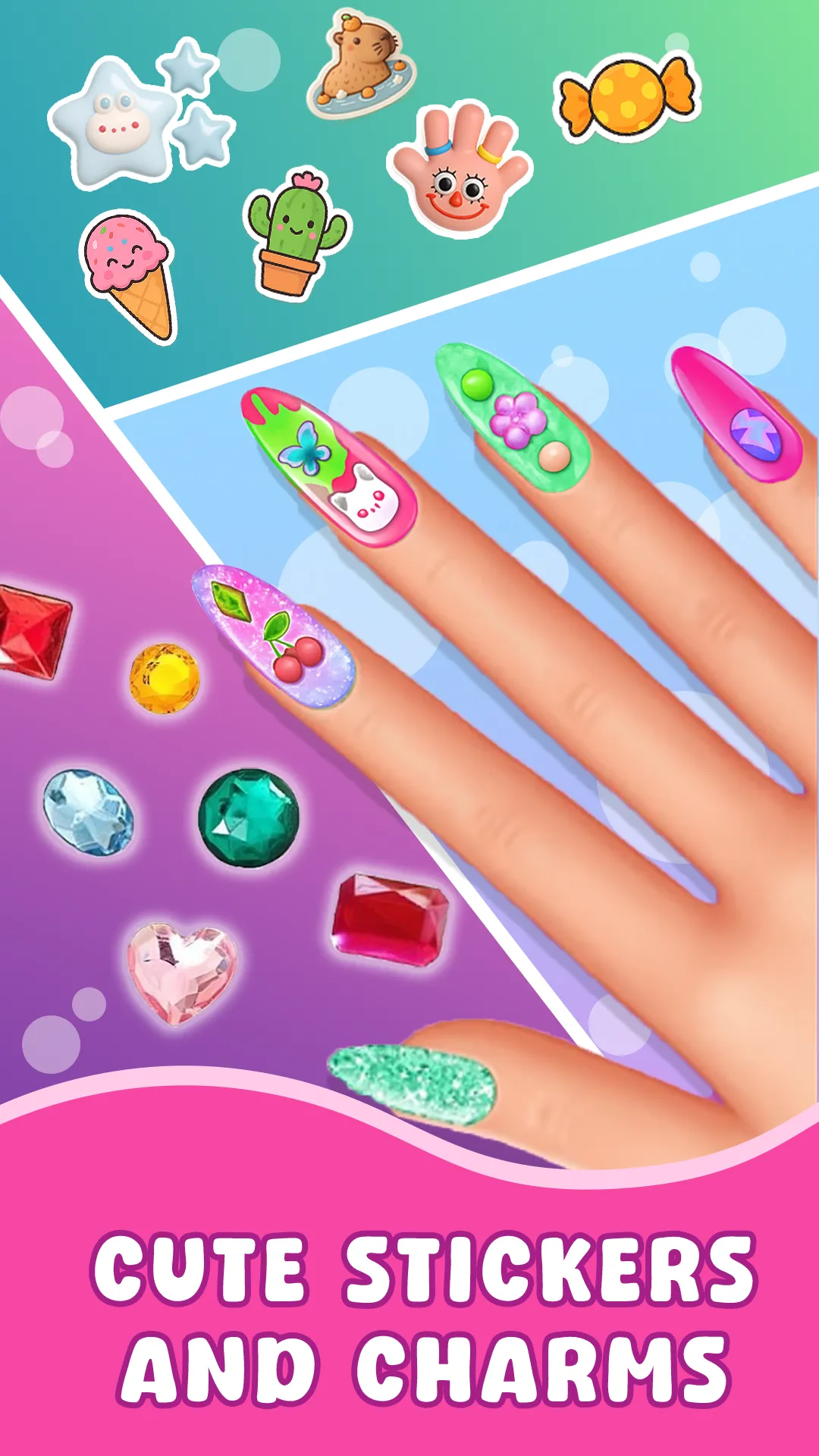 Nail Salon 3D – Acrylic Art | Indus Appstore | Screenshot