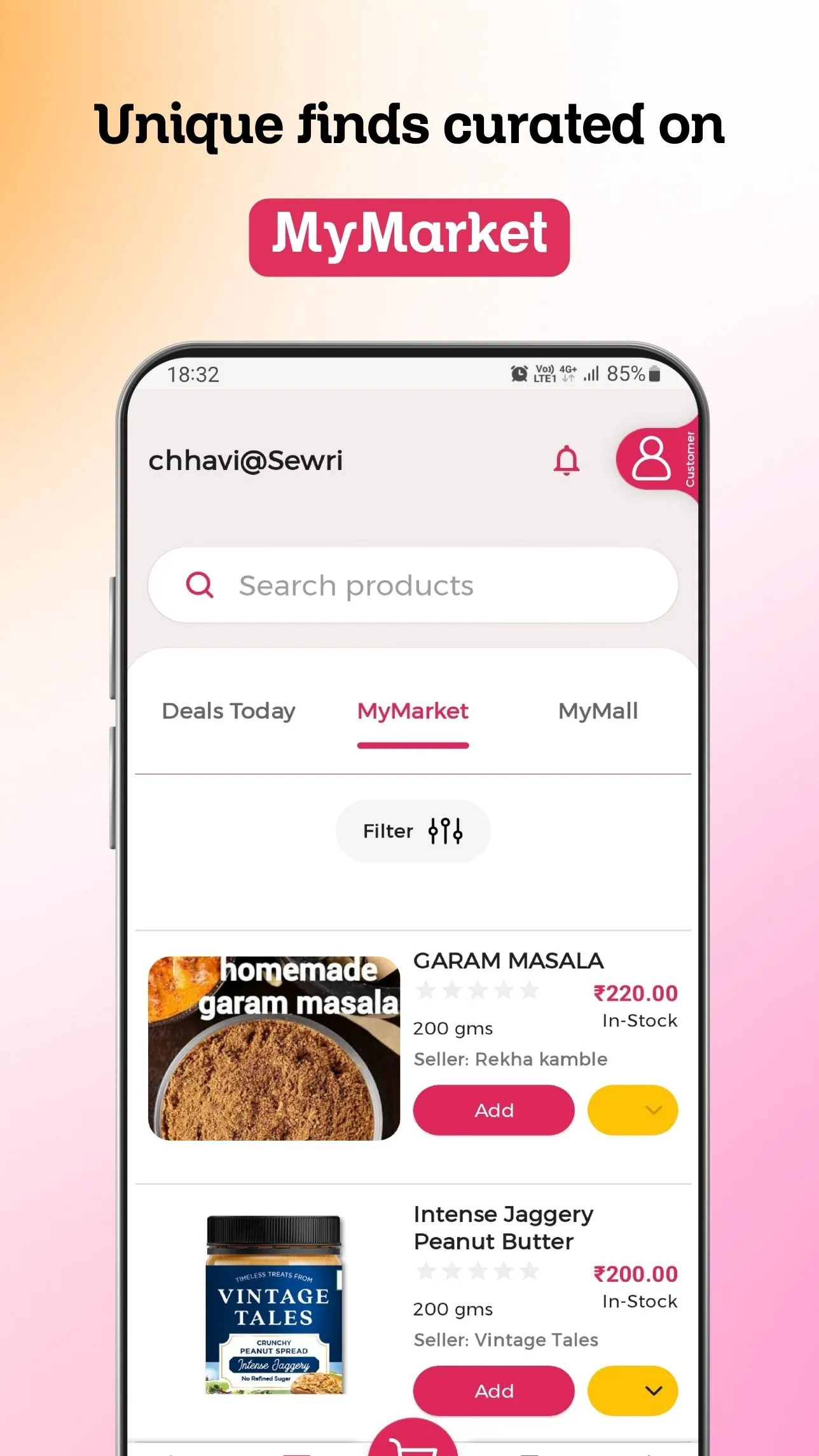 MyTree: Homechef, Niche Brands | Indus Appstore | Screenshot