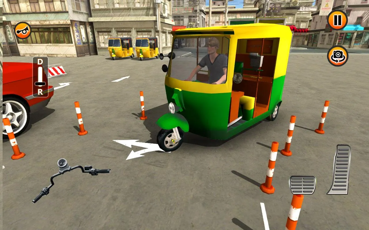 3D Tuk Tuk Auto Parking Games | Indus Appstore | Screenshot