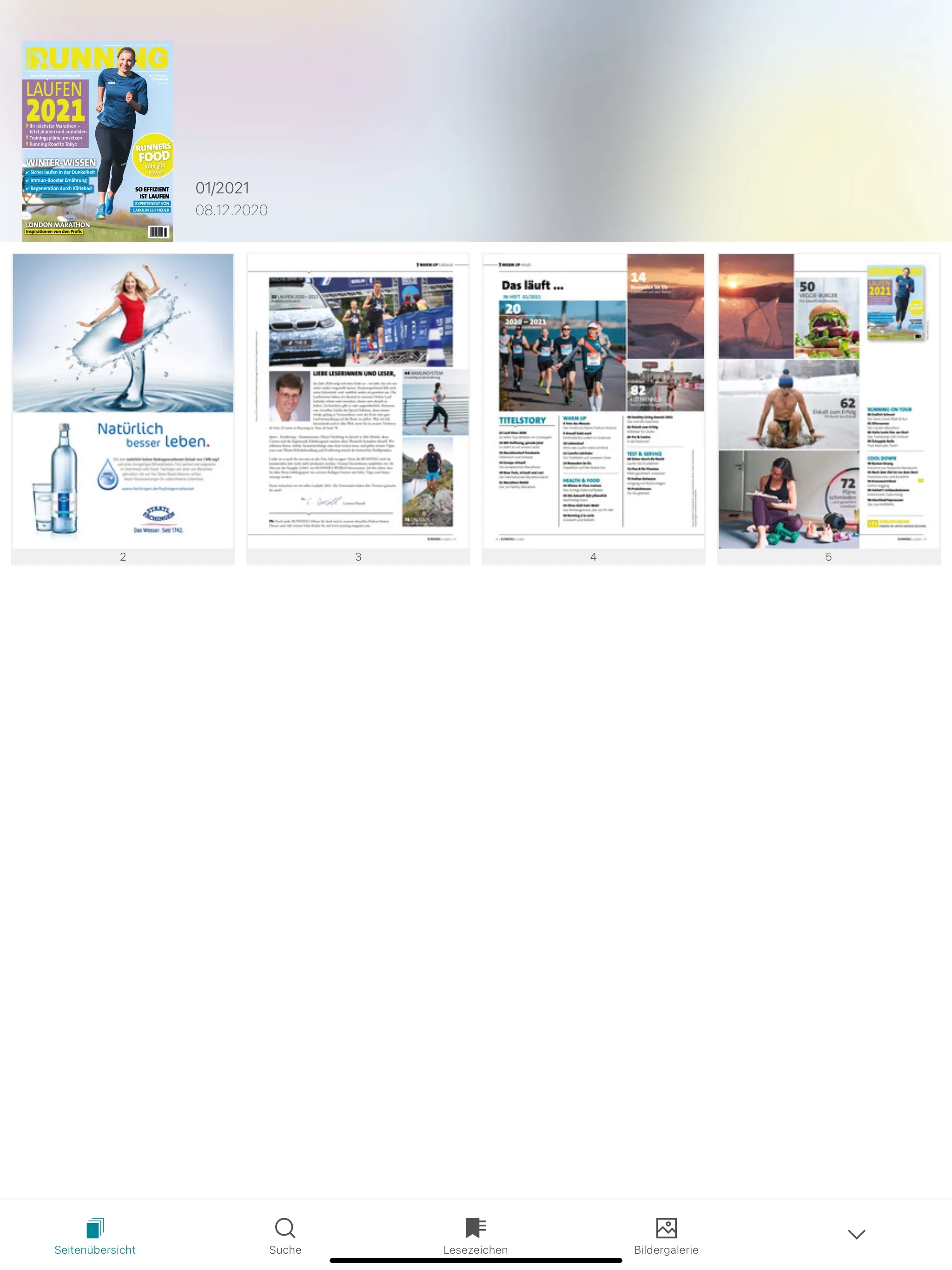 RUNNING Laufmagazin | Indus Appstore | Screenshot