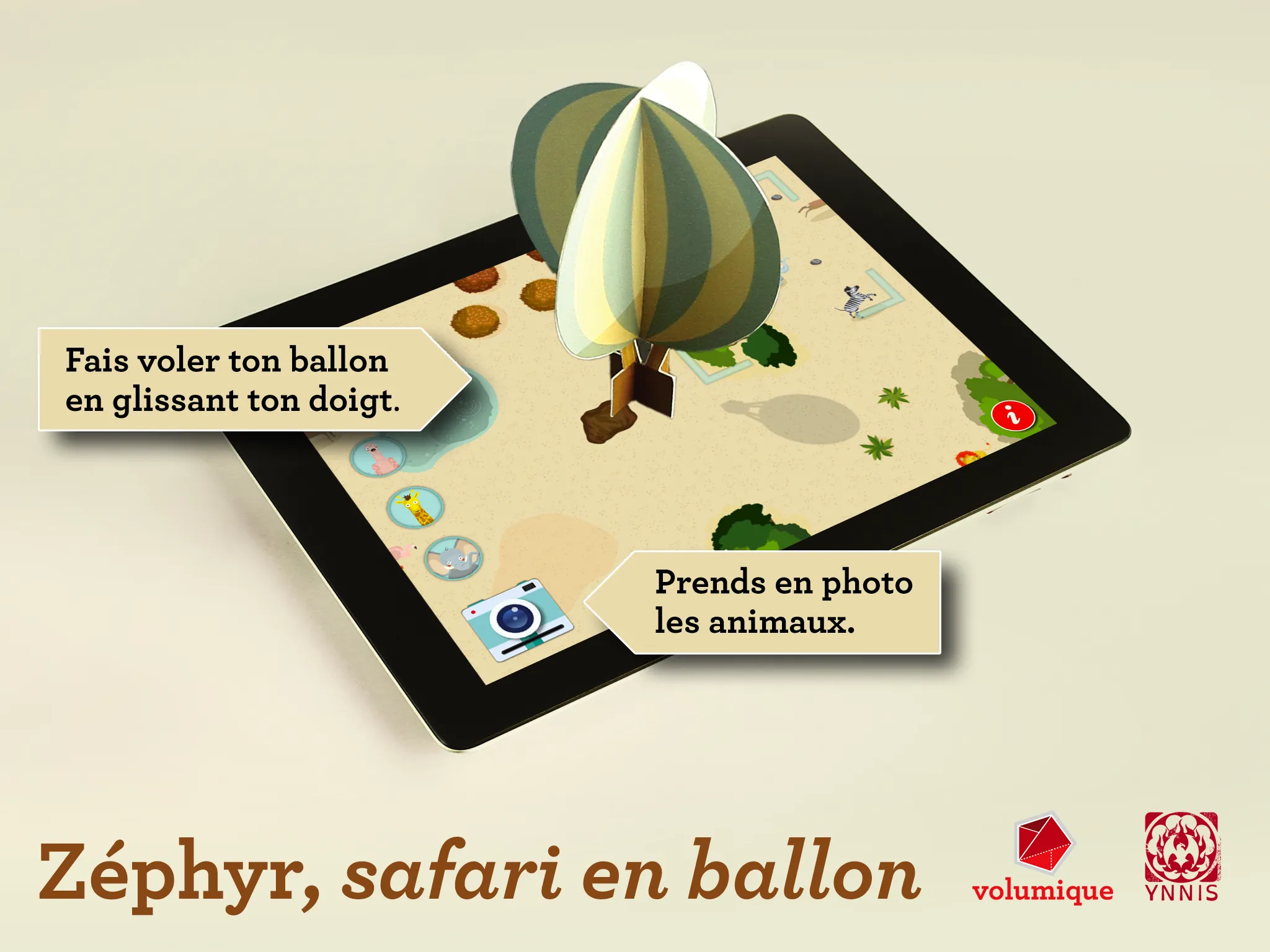 Zéphyr, le safari en ballon | Indus Appstore | Screenshot