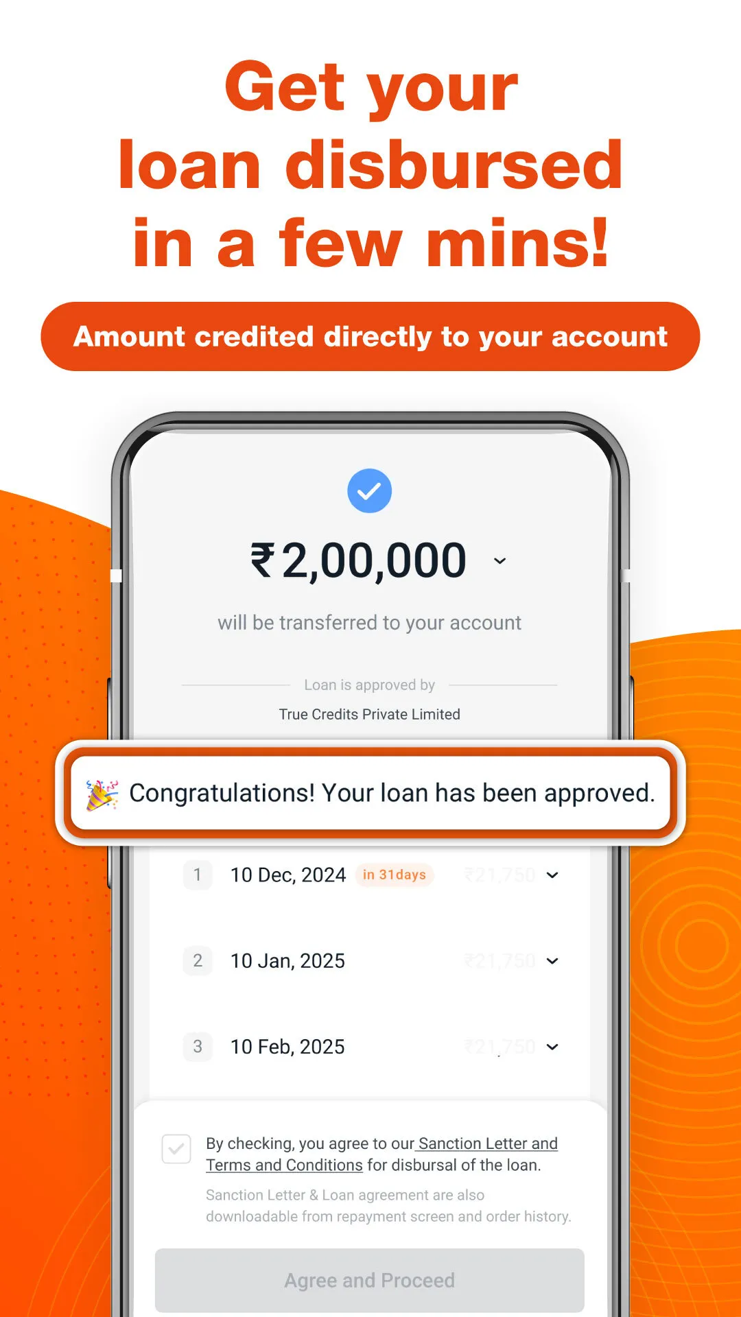 TrueBalance-UPI, Personal Loan | Indus Appstore | Screenshot