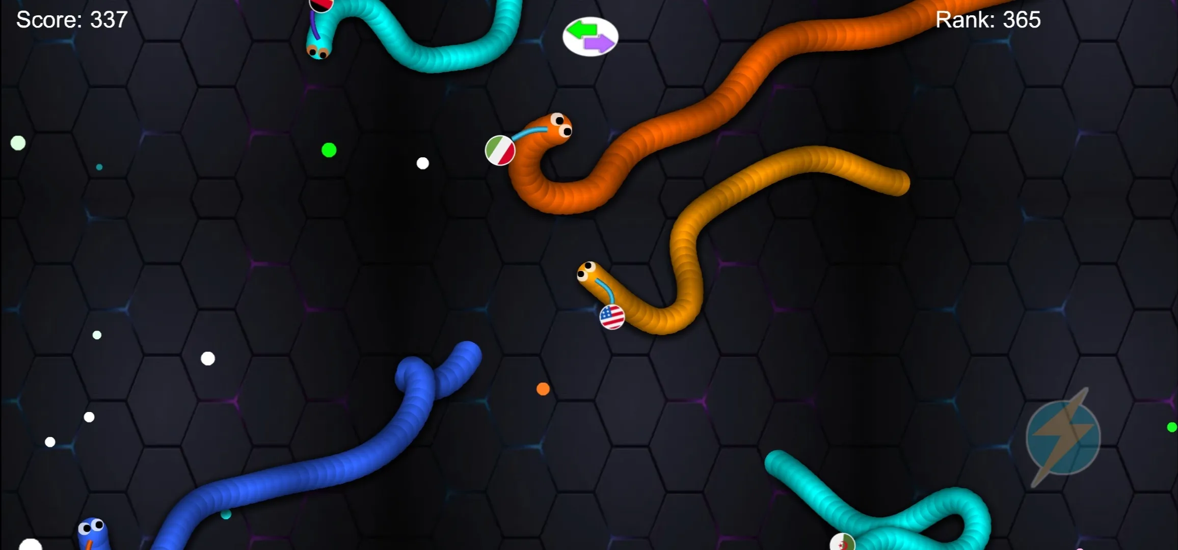 Snake Worm Slither Zone IO | Indus Appstore | Screenshot