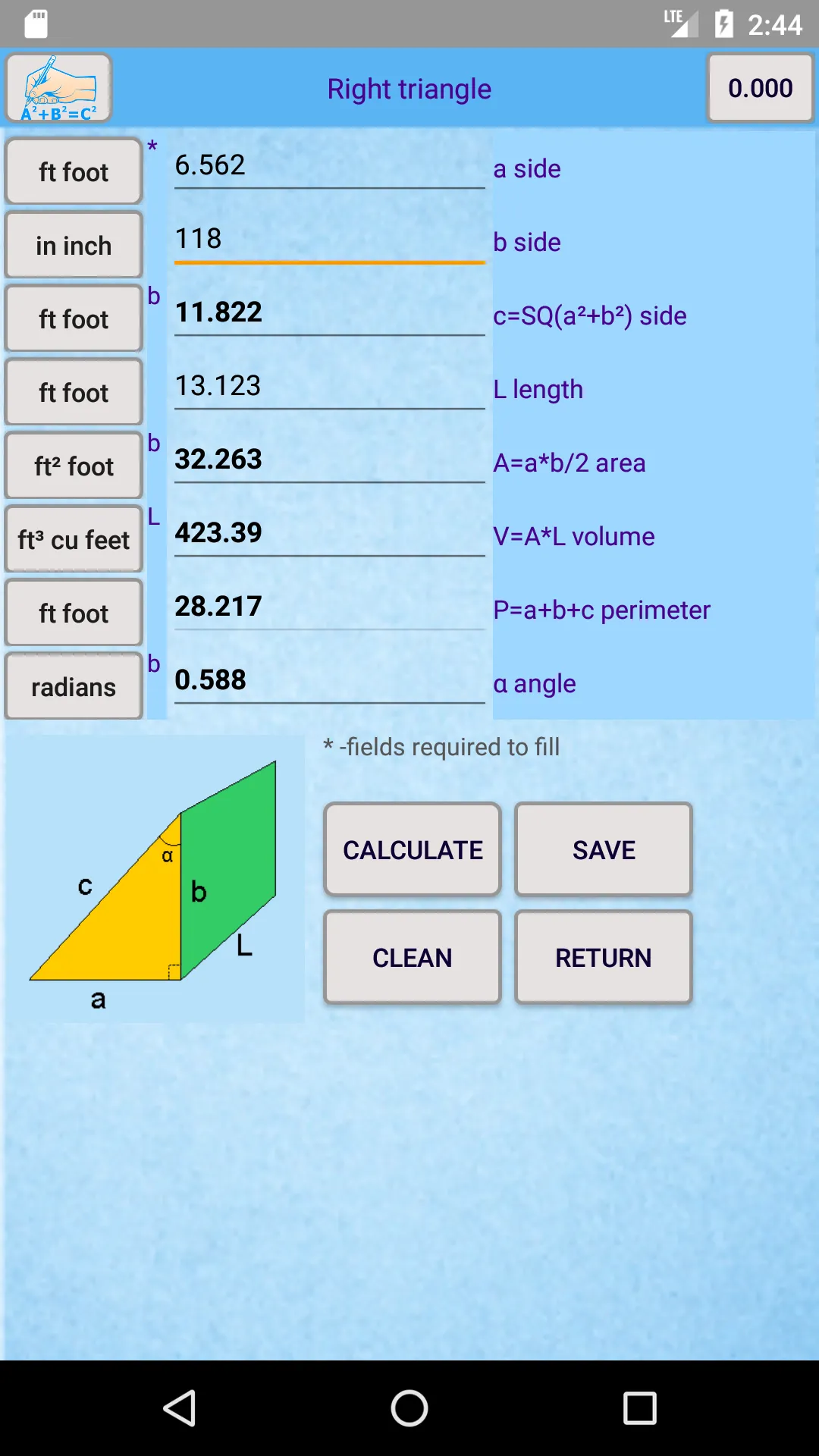 Formulas Calc Unit Converter   | Indus Appstore | Screenshot