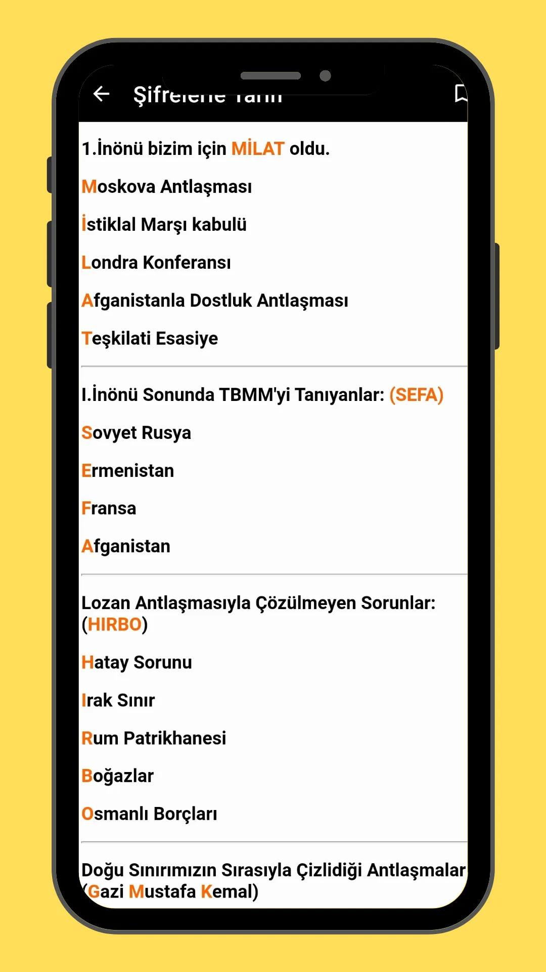 Şifreli TYT-AYT Cep Notları | Indus Appstore | Screenshot