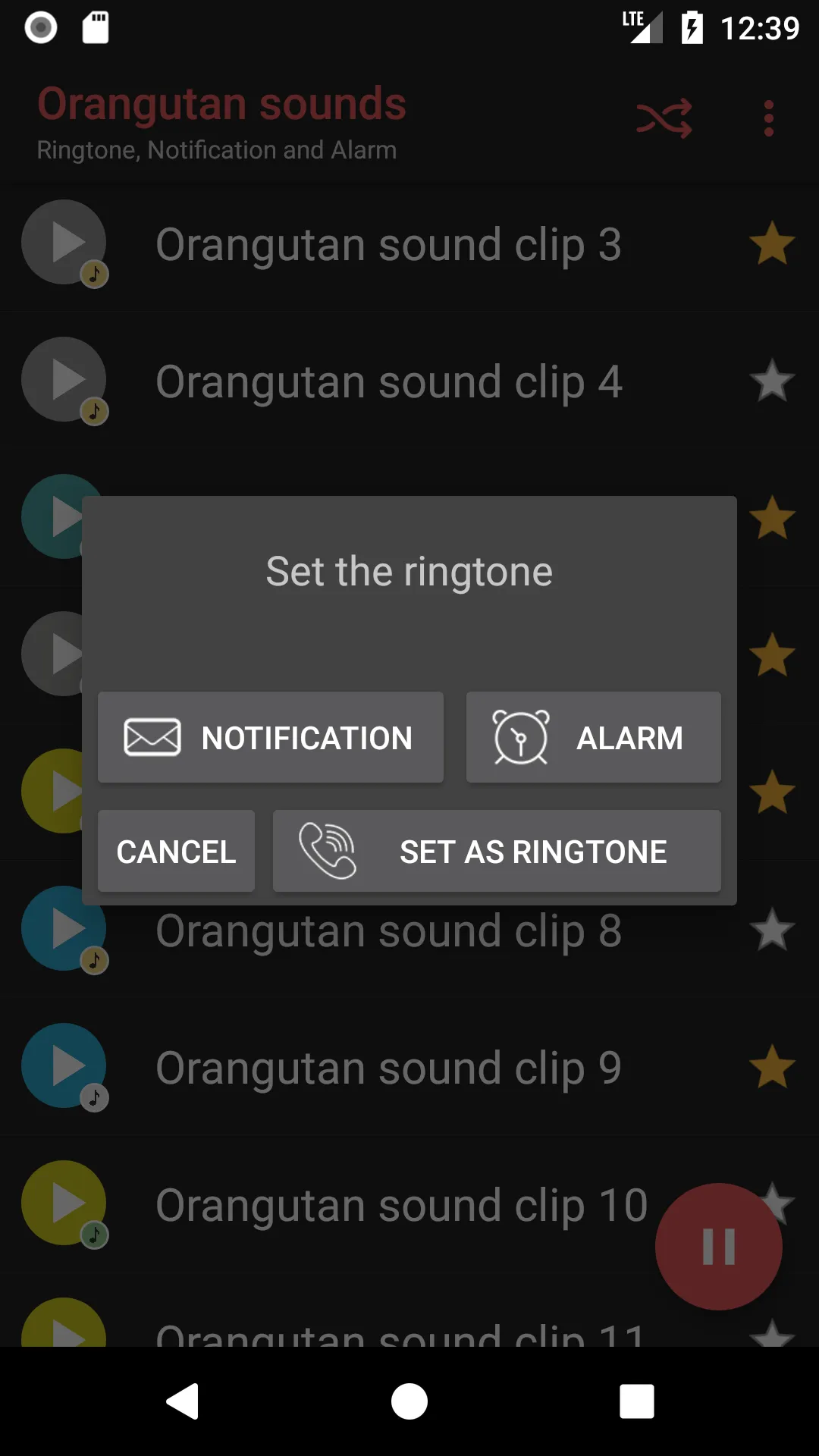 Orangutan sounds | Indus Appstore | Screenshot