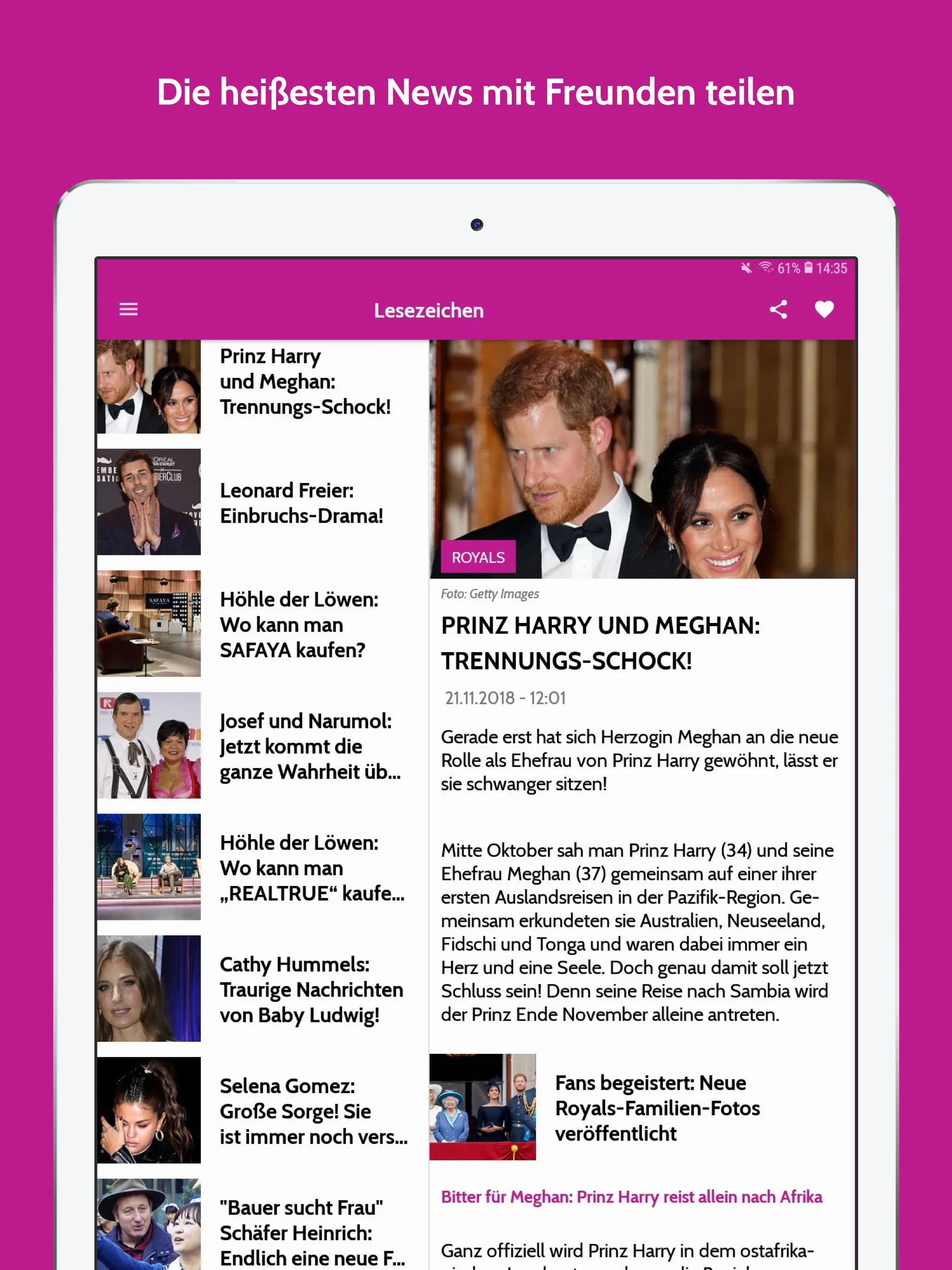 InTouch - Promi-News für Dich! | Indus Appstore | Screenshot