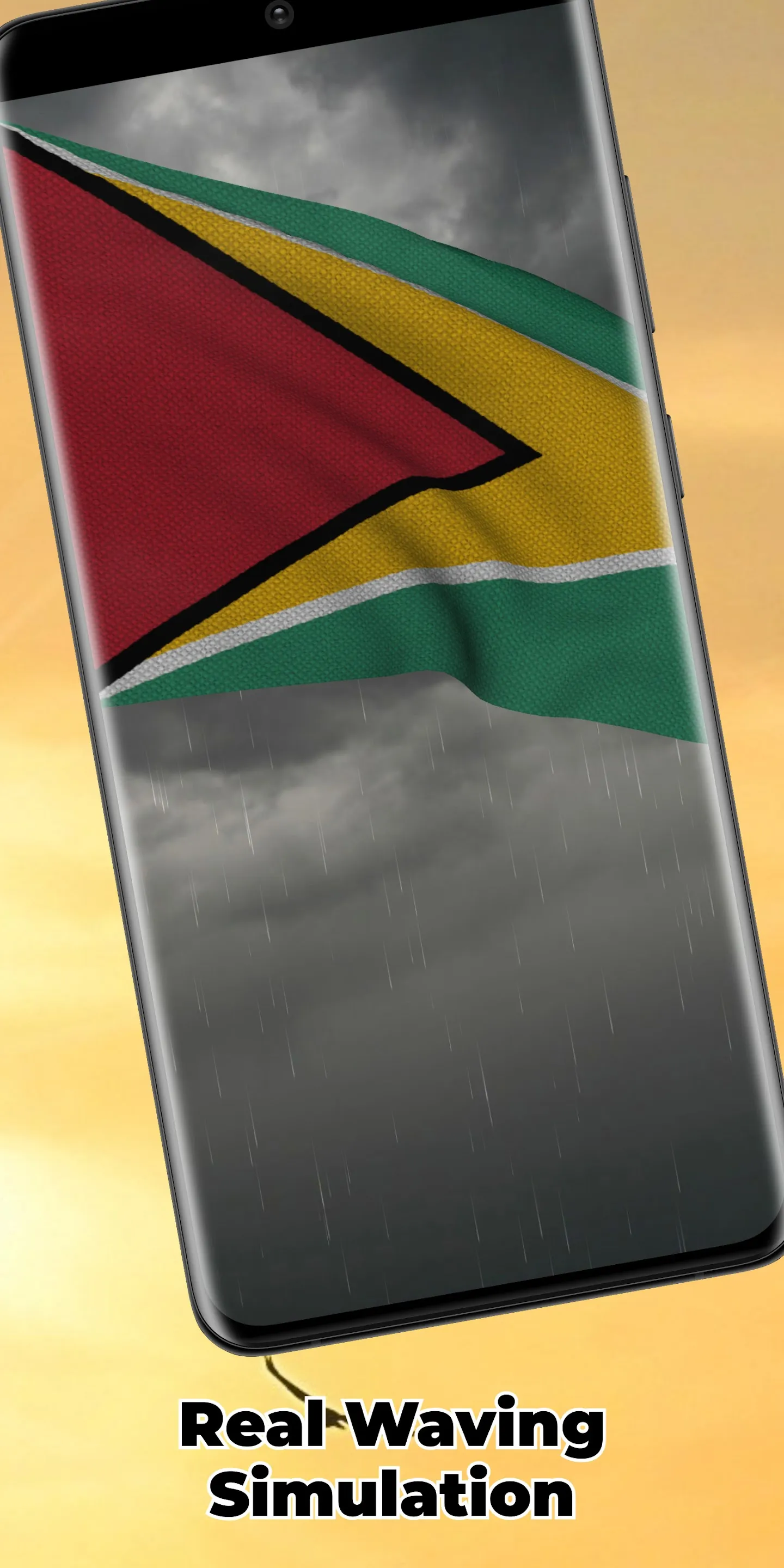 Guyana Flag Live Wallpaper | Indus Appstore | Screenshot