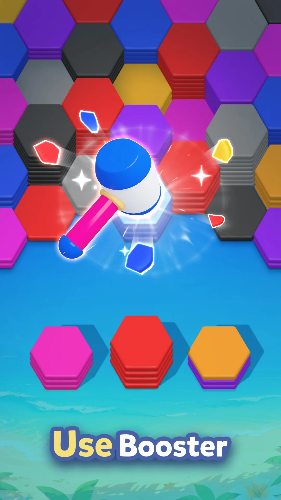 Hexa Merge: Tile Sort Puzzle | Indus Appstore | Screenshot