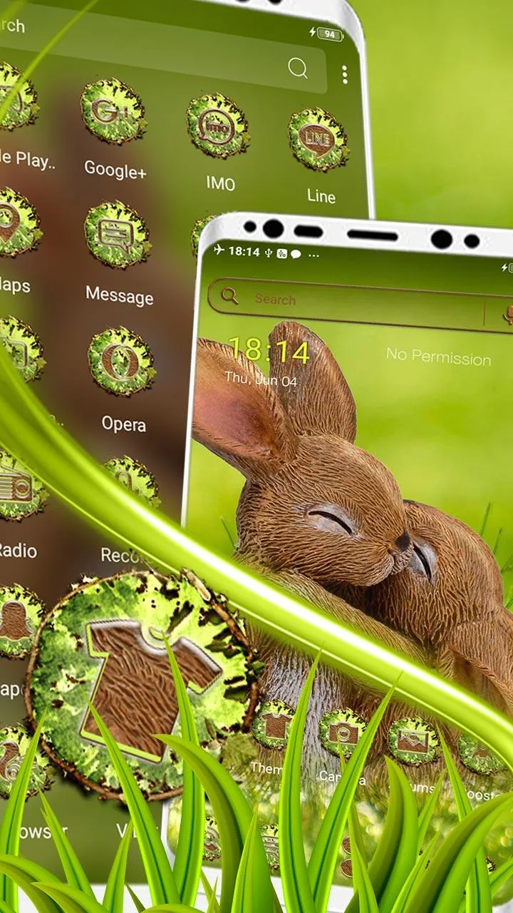 Rabbit Love Theme Launcher | Indus Appstore | Screenshot