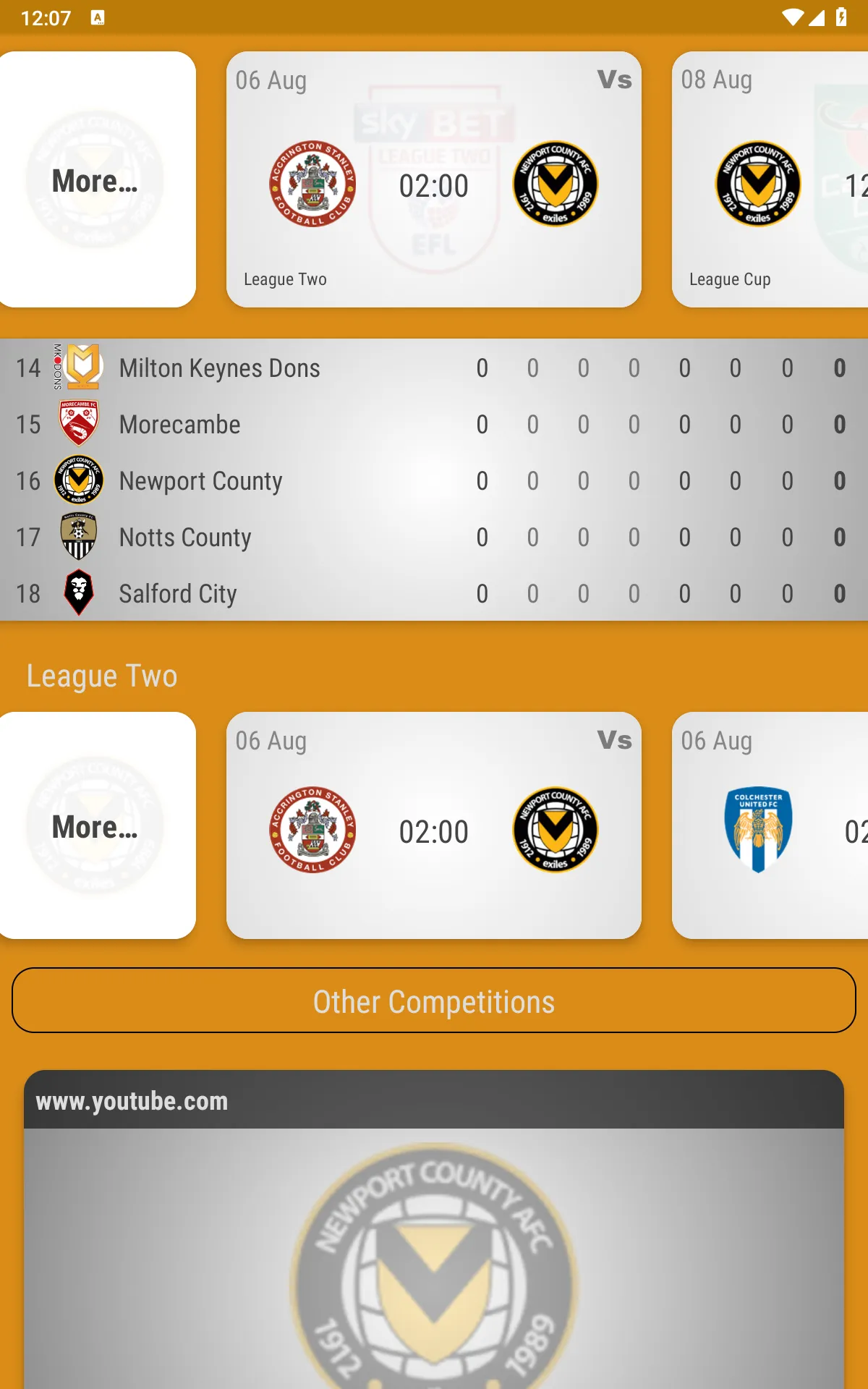 Newport County Fan App | Indus Appstore | Screenshot