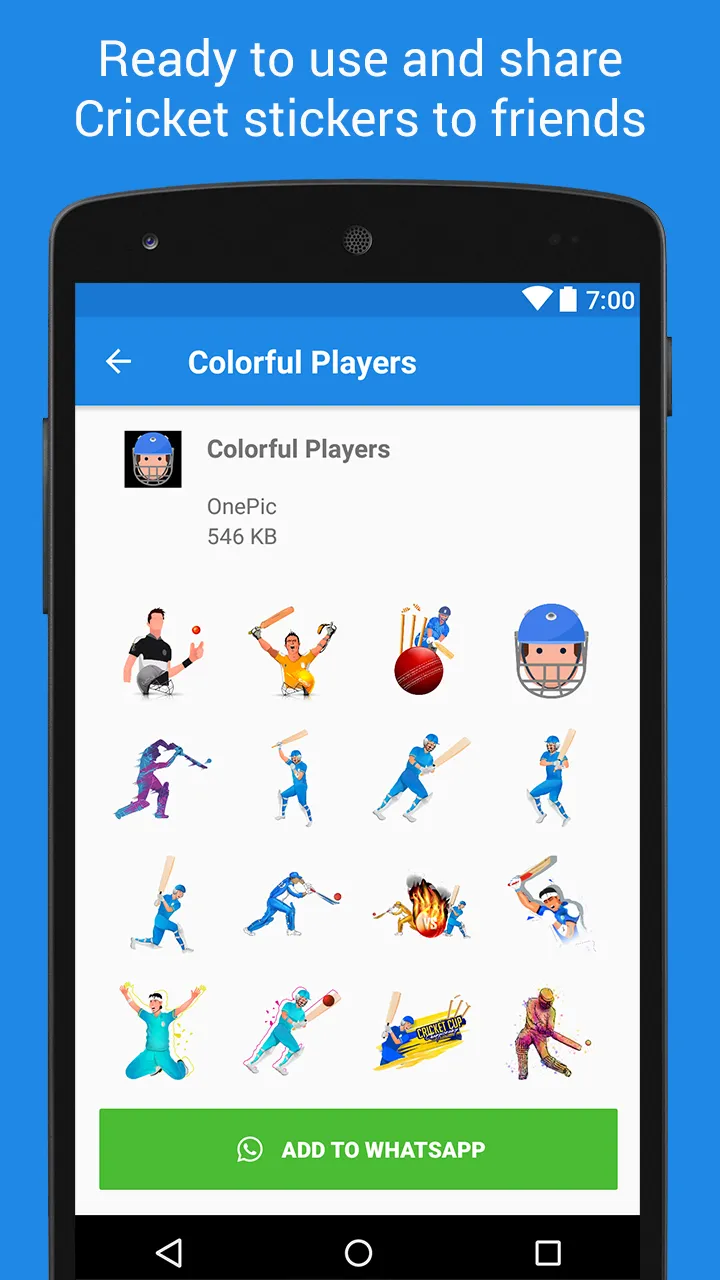 Cricket Sticker Packs | Indus Appstore | Screenshot