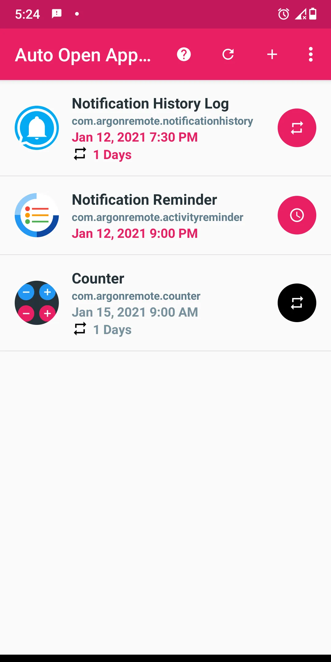 Open App Scheduler | Indus Appstore | Screenshot