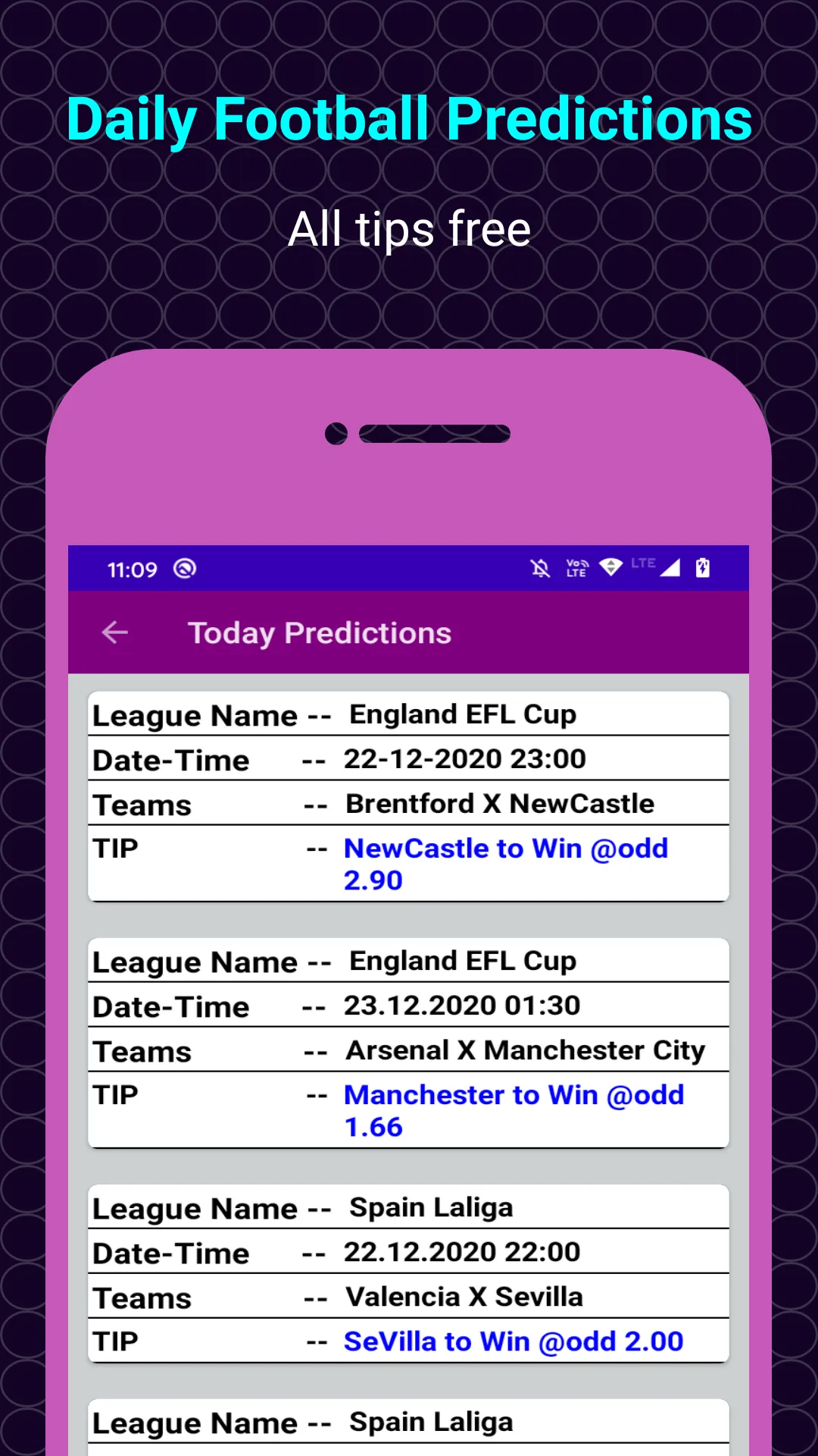 RR Football Predictions | Indus Appstore | Screenshot