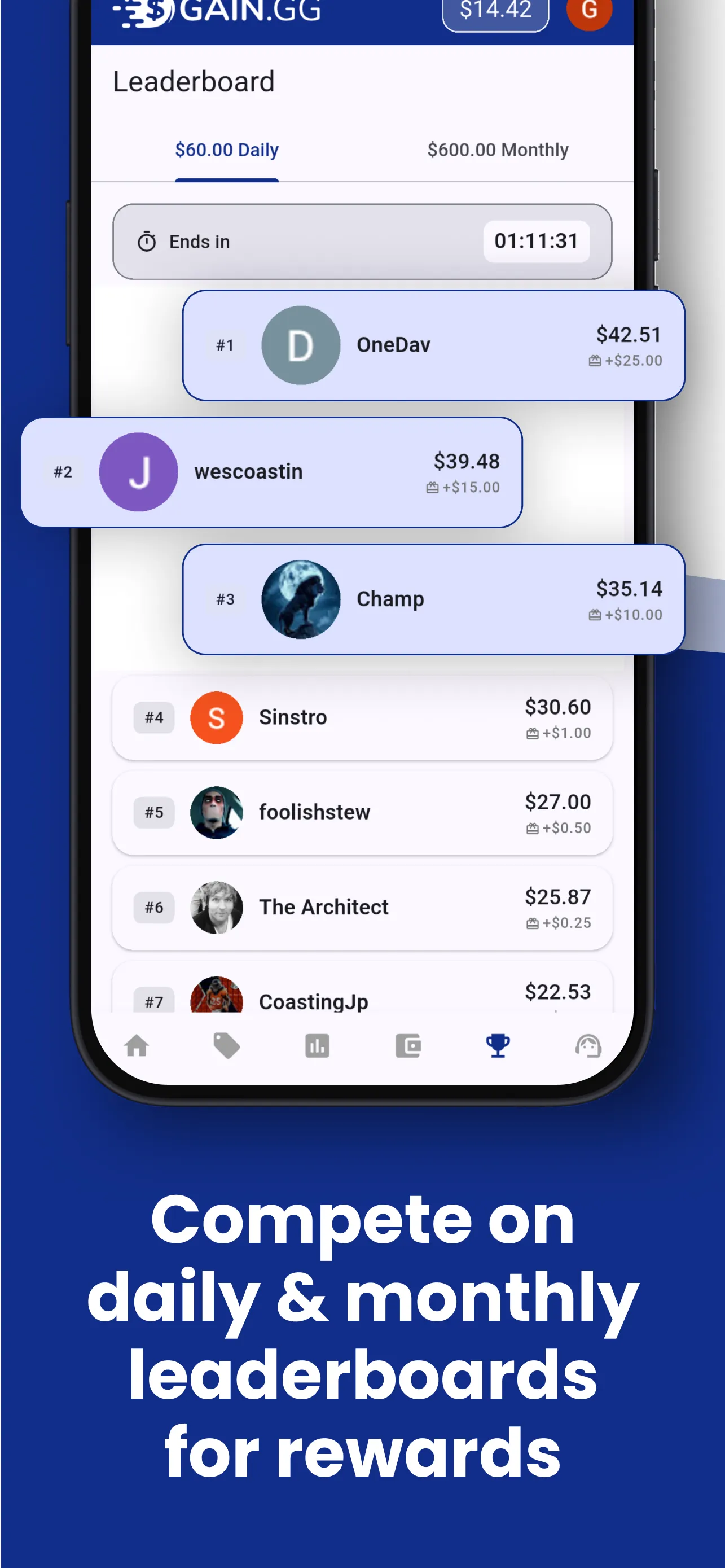 GAIN.GG – Earn Cash | Indus Appstore | Screenshot