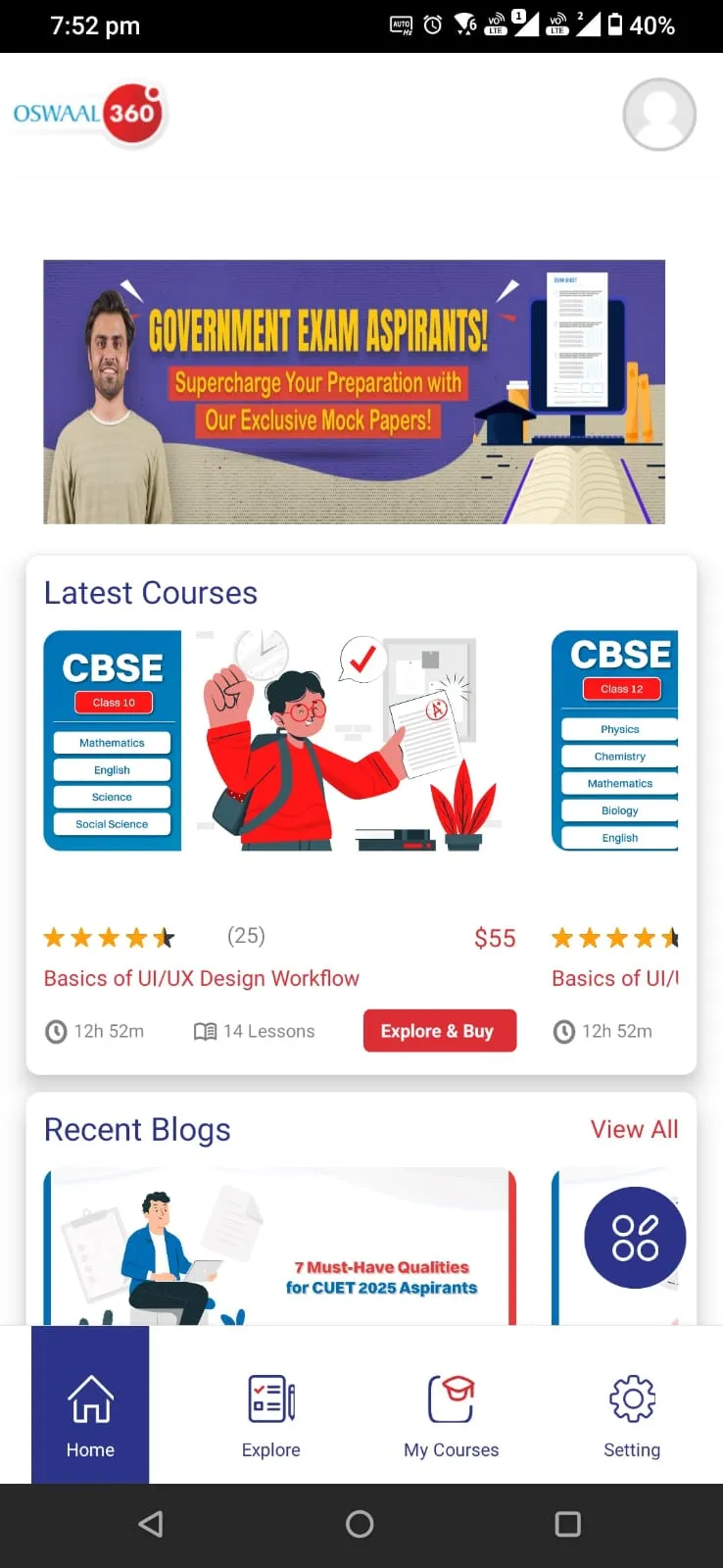 Oswaal360 | Indus Appstore | Screenshot