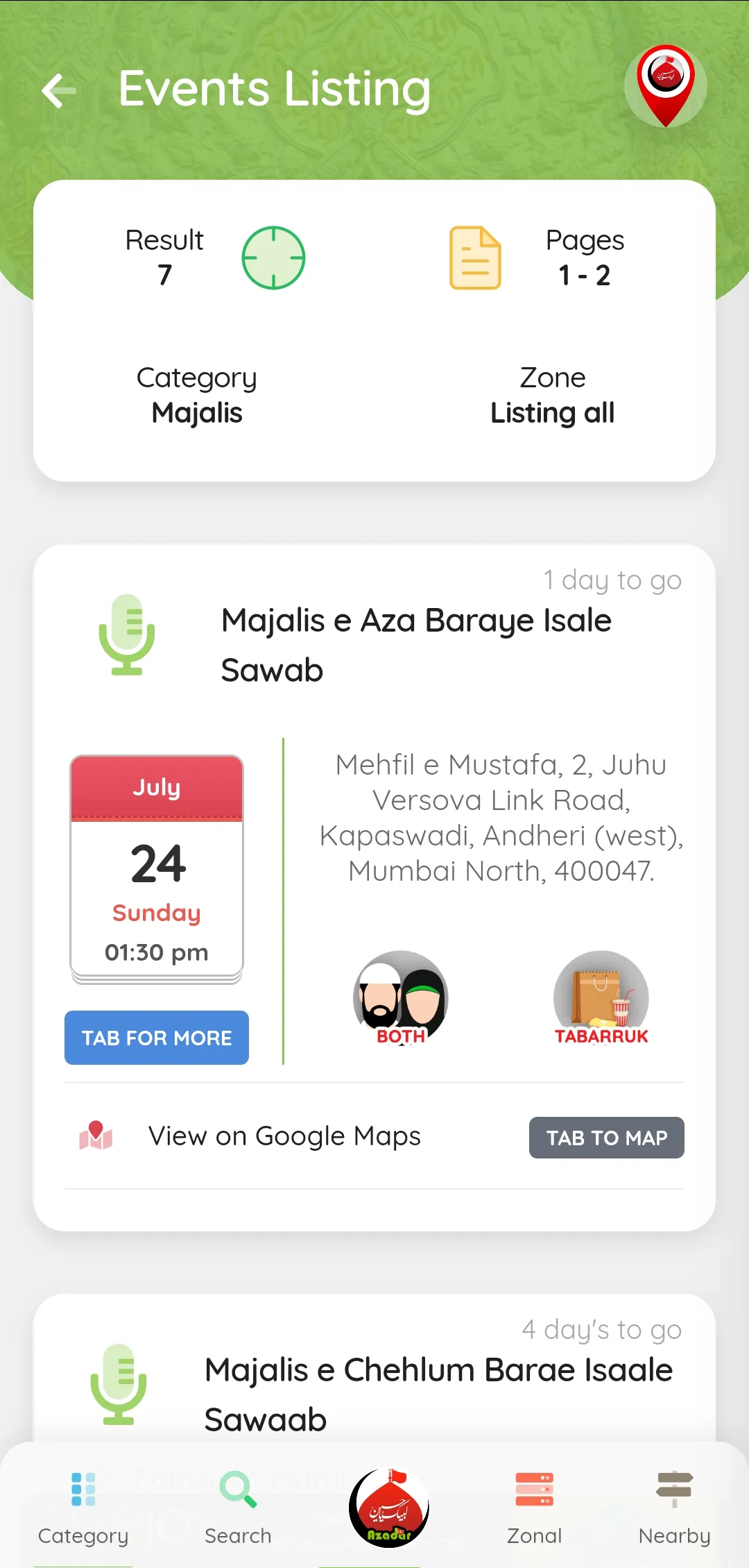 Azadari in Mumbai (AIM) | Indus Appstore | Screenshot