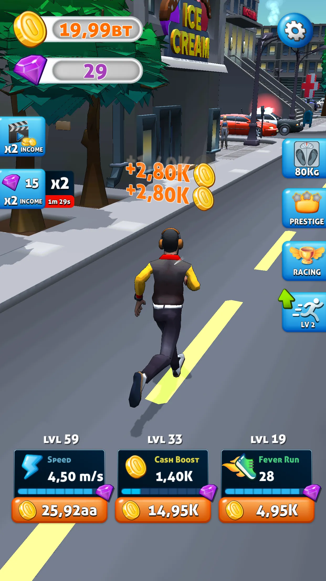 Idle Runner - Fun Clicker Game | Indus Appstore | Screenshot