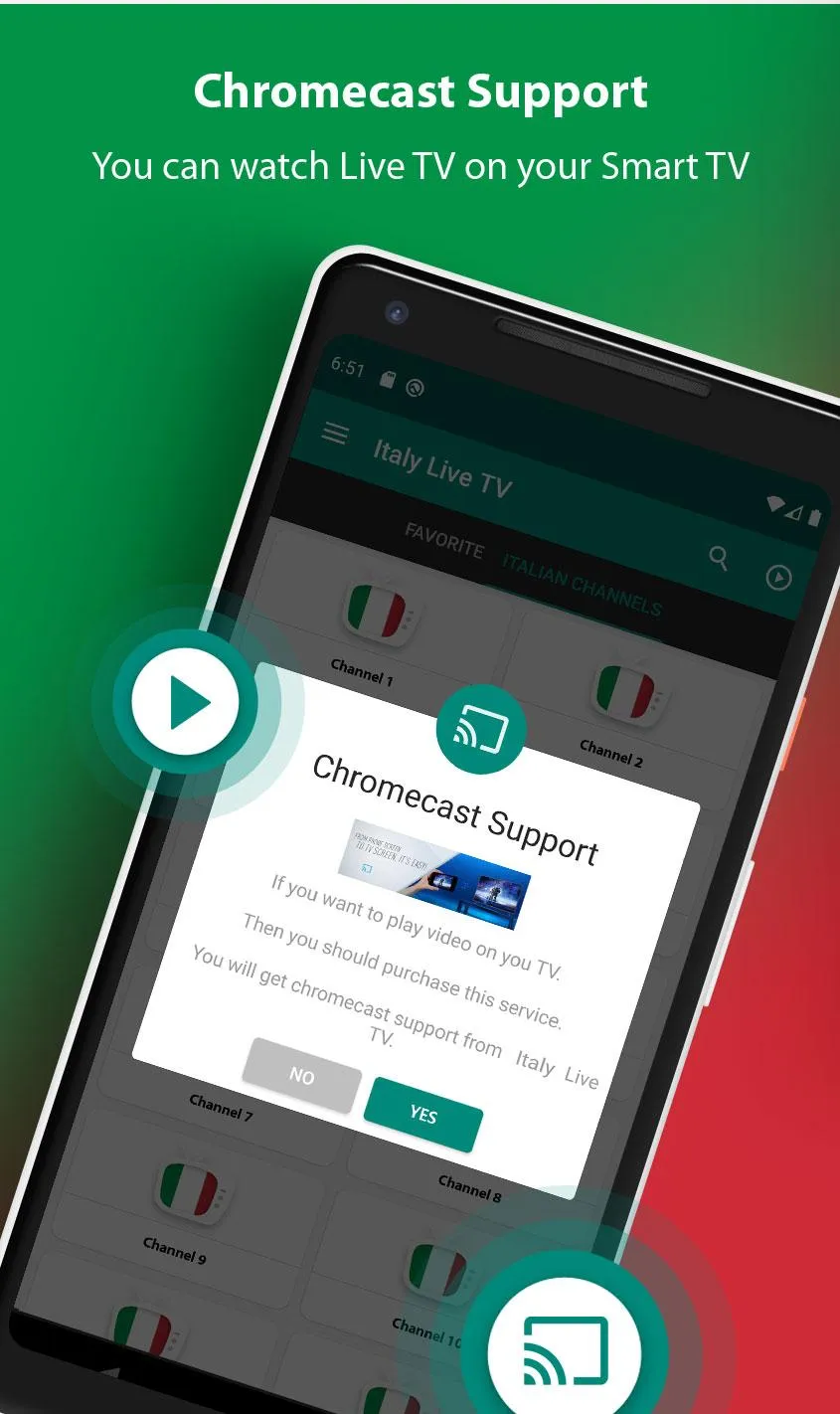 Italy - Live TV Channels | Indus Appstore | Screenshot