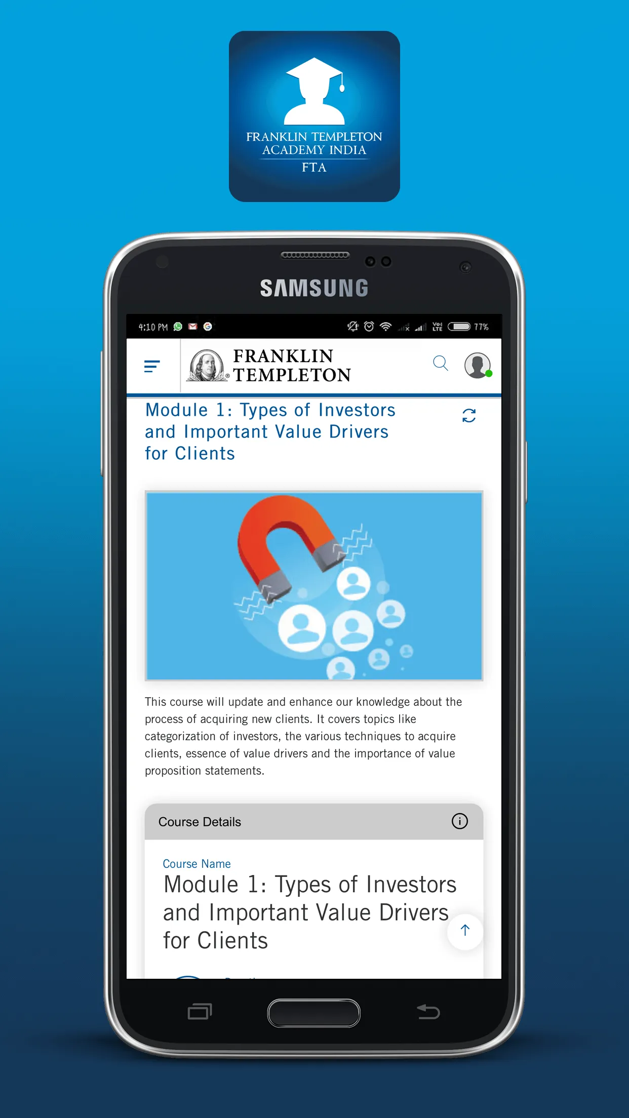 Franklin Templeton Academy, In | Indus Appstore | Screenshot