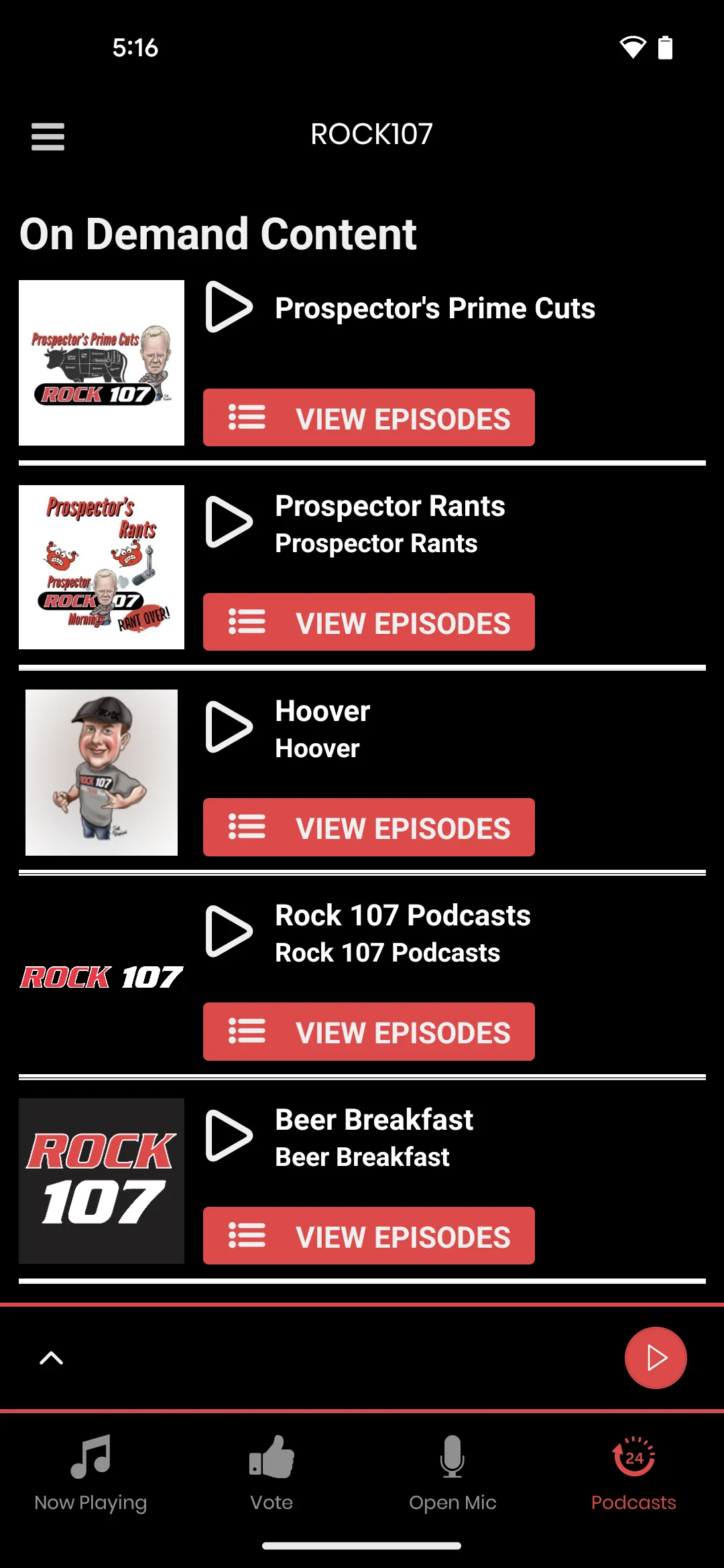 Rock 107 | Indus Appstore | Screenshot