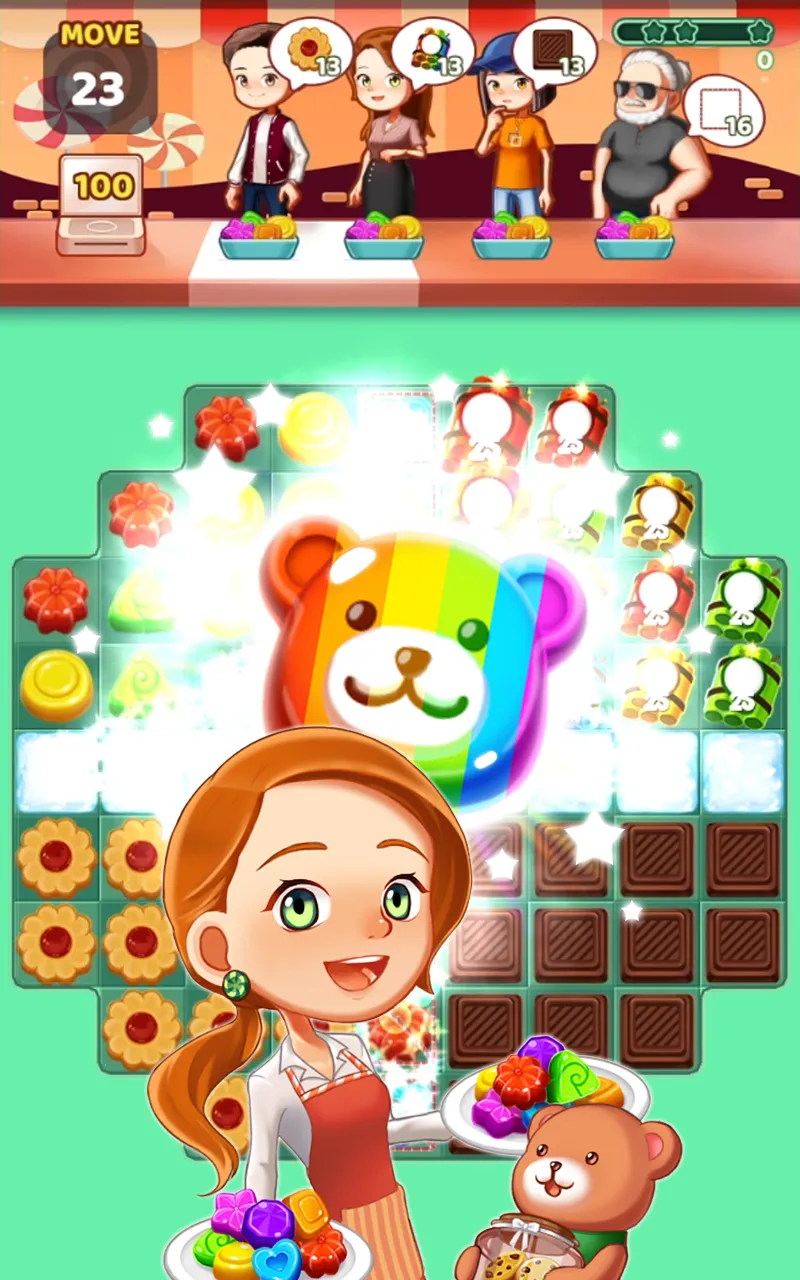 Sweet Jelly Puzzle(Match 3) | Indus Appstore | Screenshot