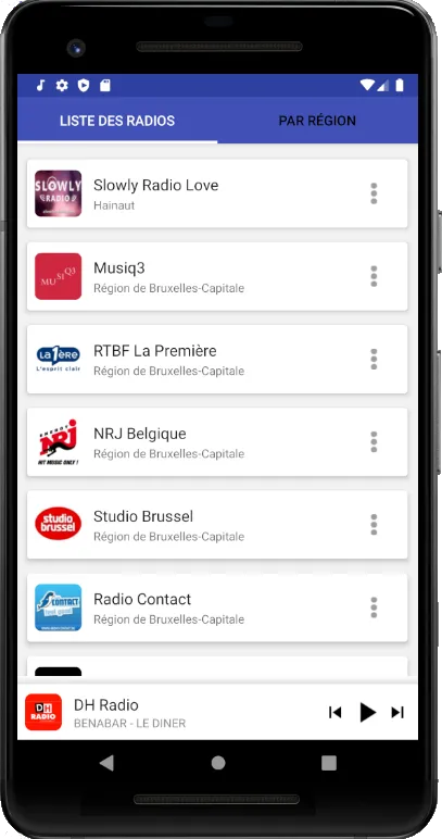 Radios de Belgique en direct | Indus Appstore | Screenshot