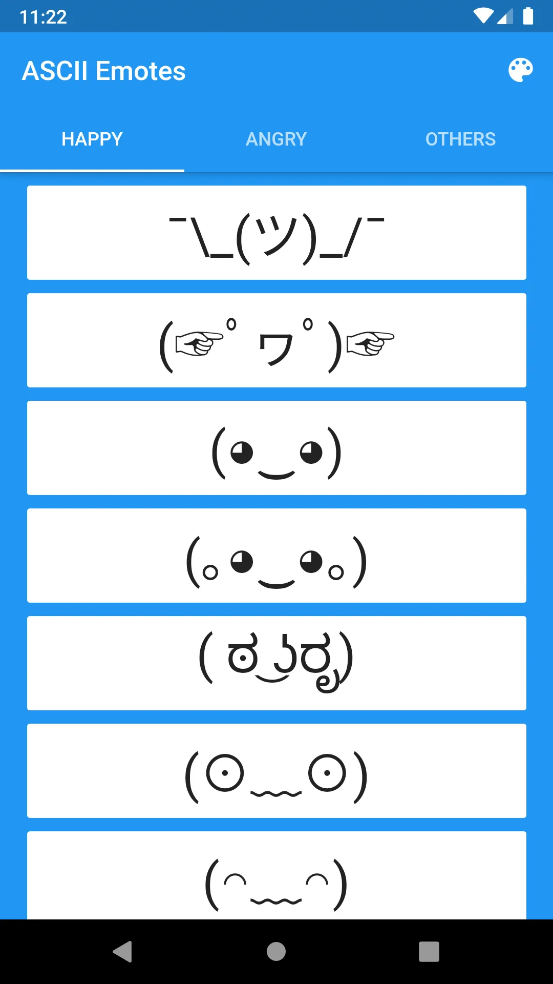 ASCII Emotes | Indus Appstore | Screenshot