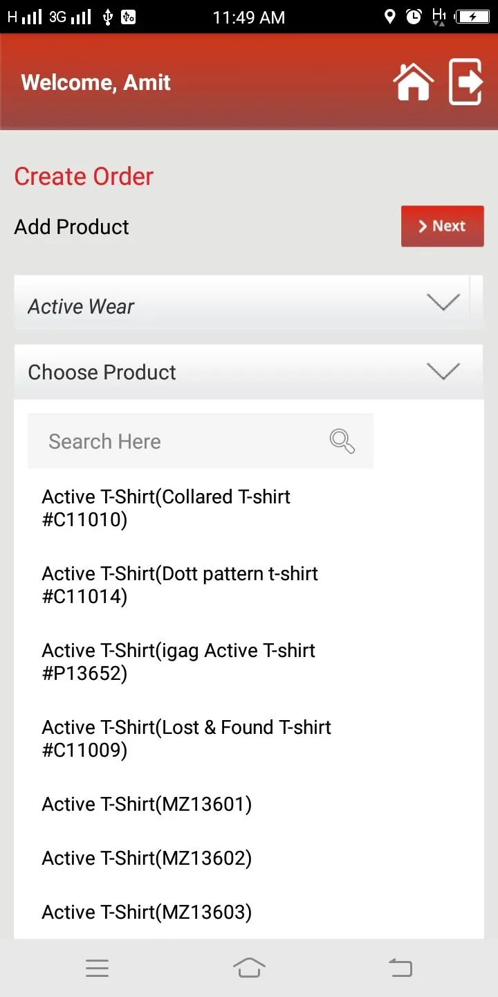 T.T Garments Sales App | Indus Appstore | Screenshot