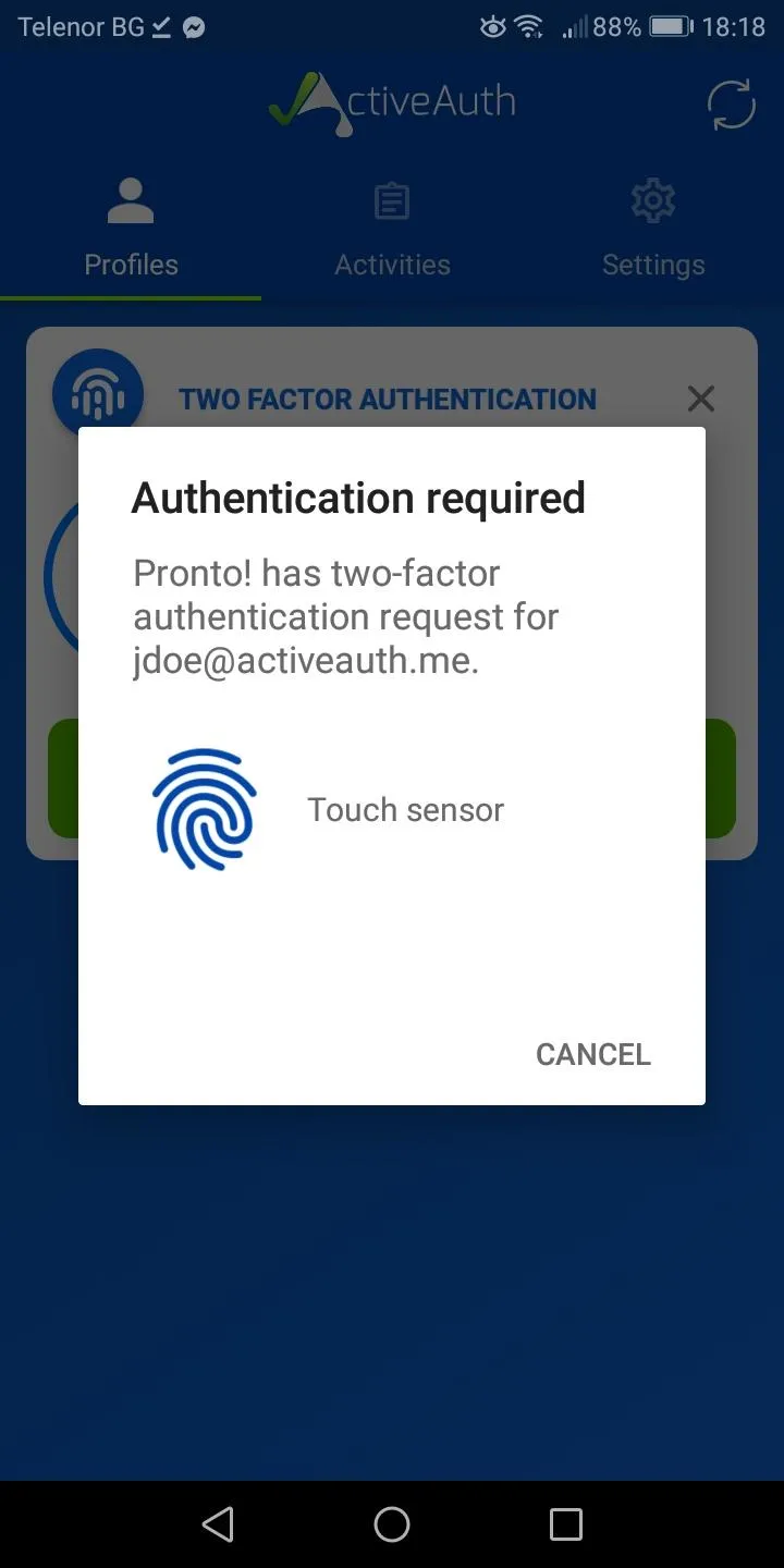 ActiveAuth | Indus Appstore | Screenshot