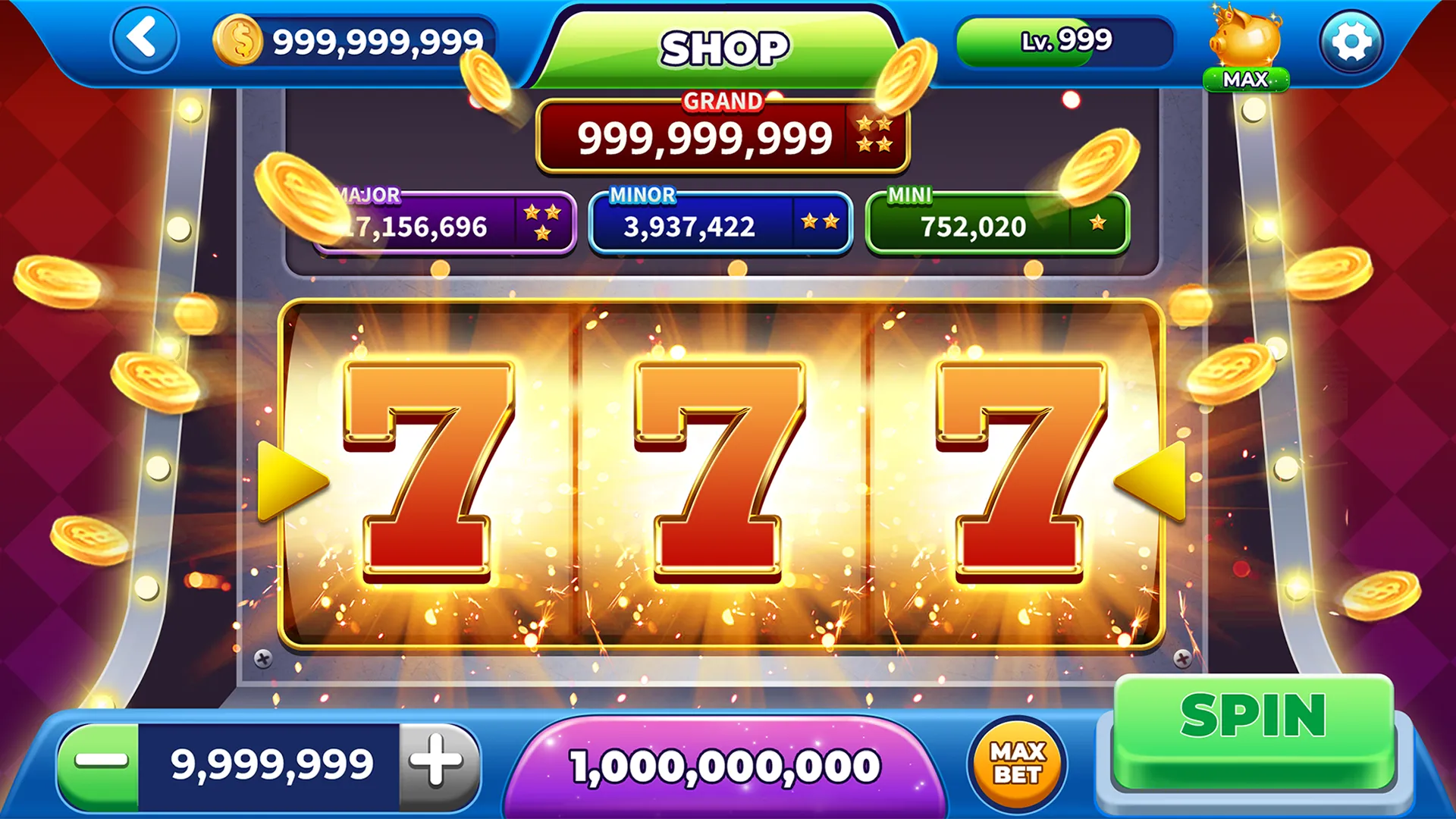 Jackpot Empire Slots Lucky 777 | Indus Appstore | Screenshot