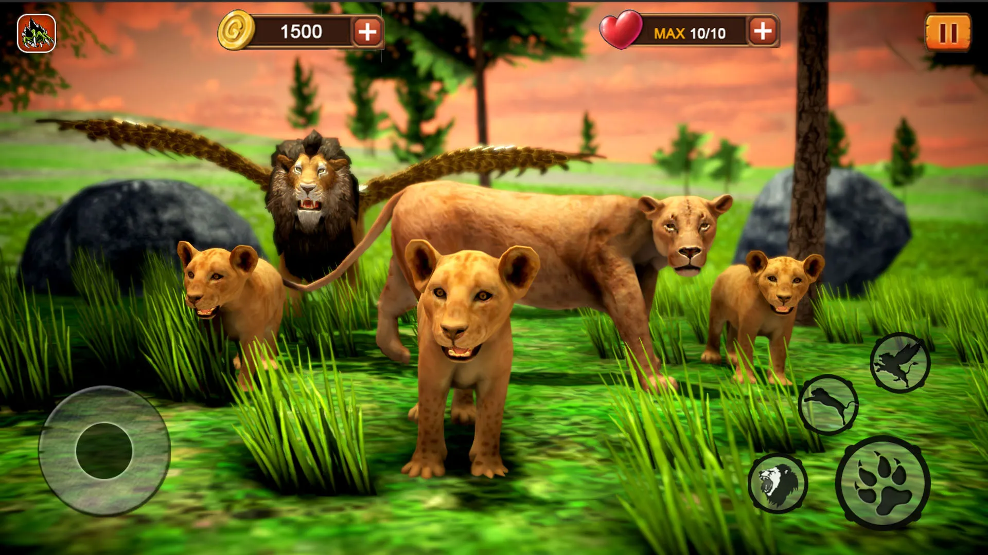 Angry Flying Lion Simulator 3d | Indus Appstore | Screenshot