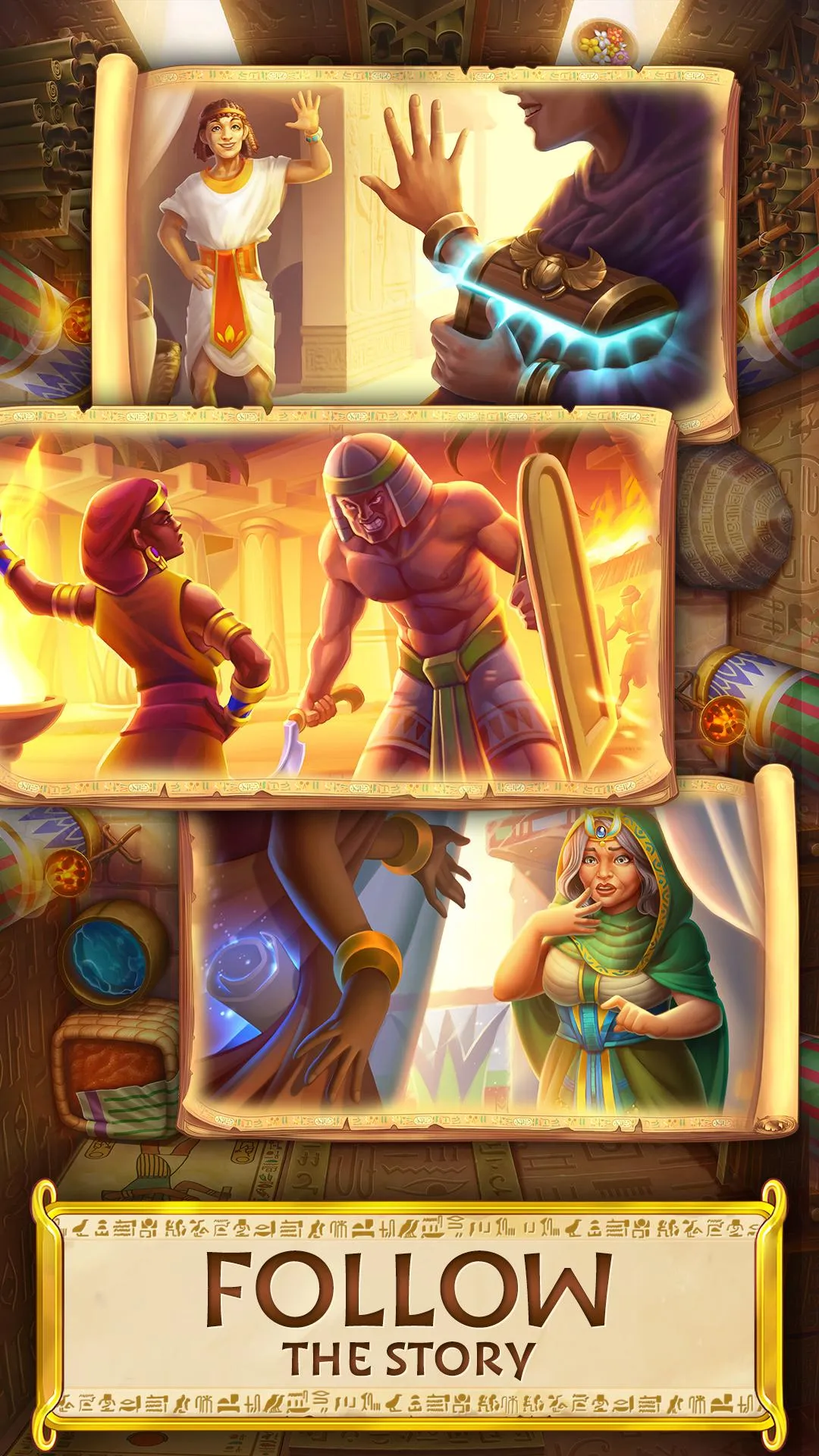 Jewels of Egypt・Match 3 Puzzle | Indus Appstore | Screenshot