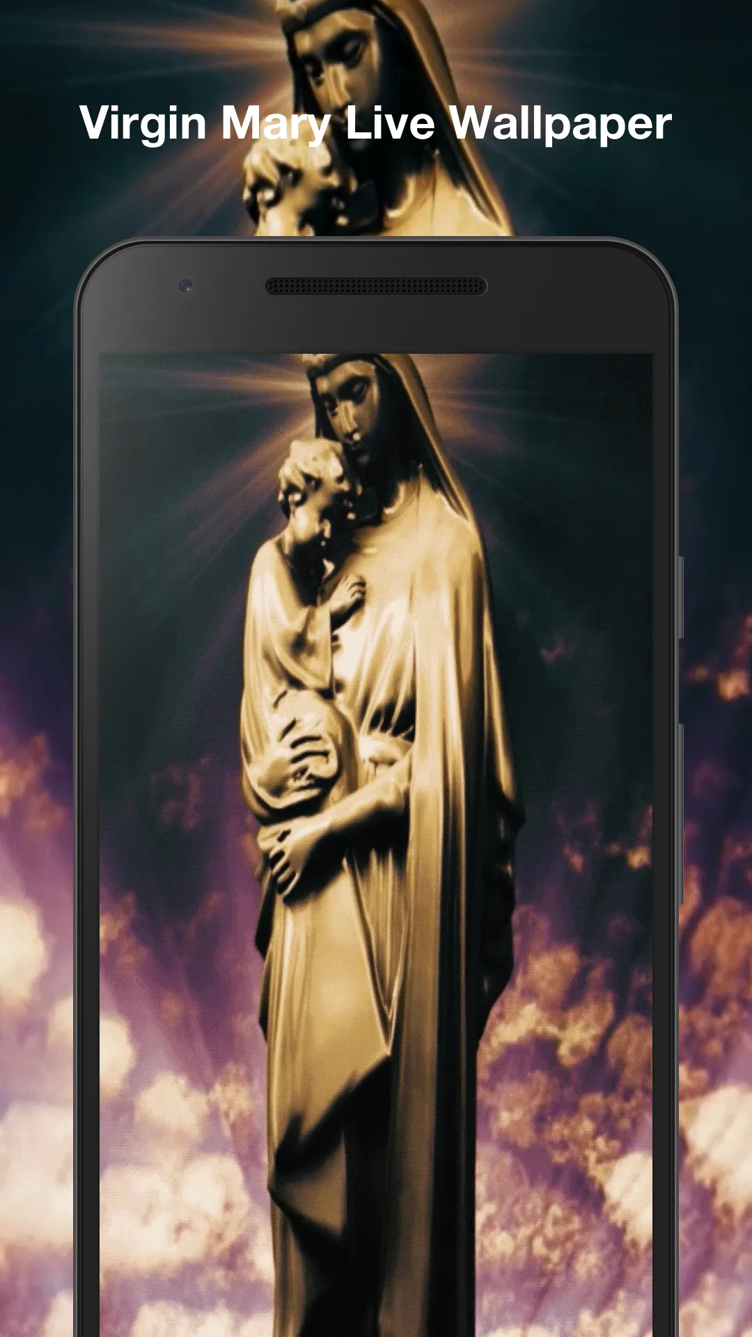 Virgin Mary Live Wallpaper | Indus Appstore | Screenshot