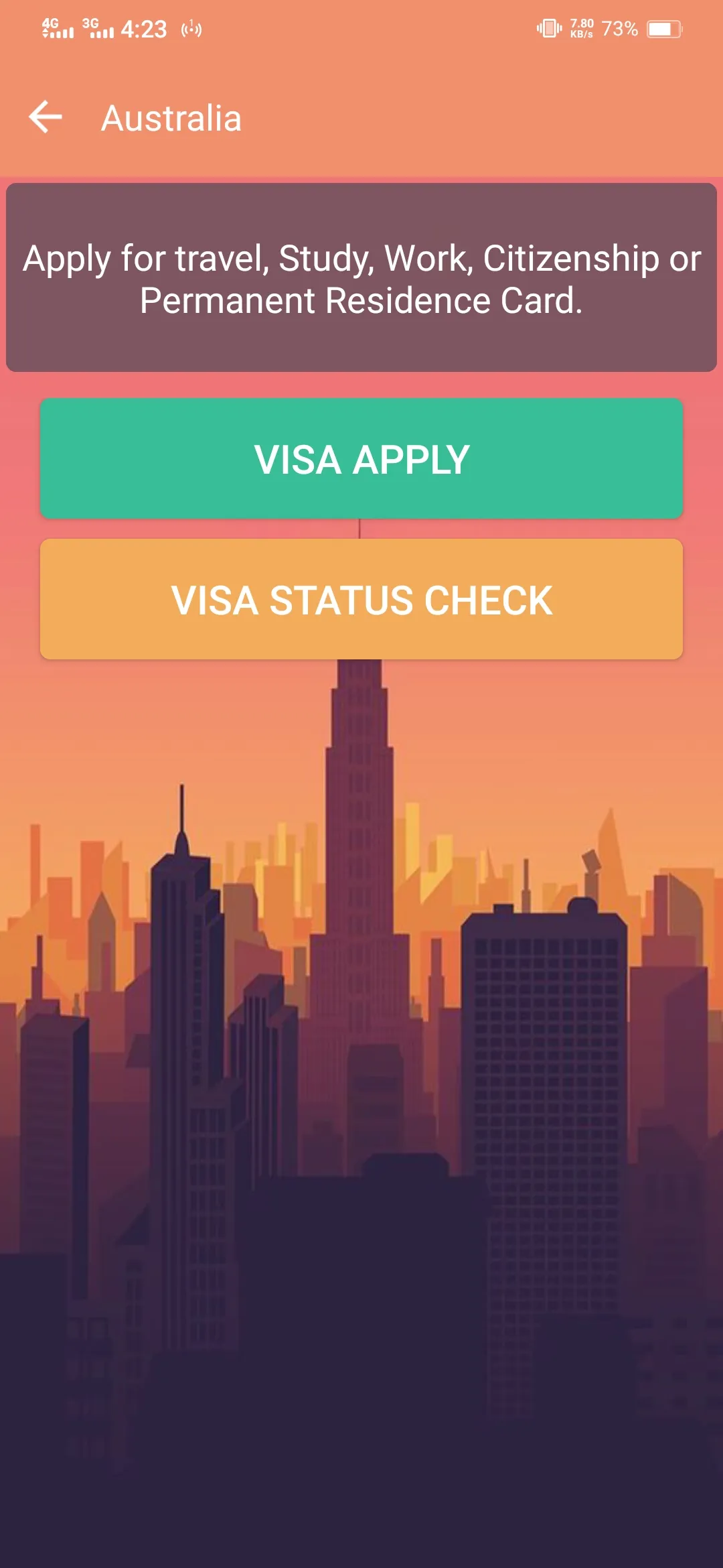 Visa Check Online | Indus Appstore | Screenshot