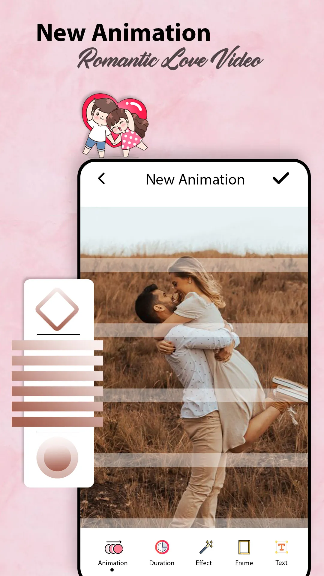 Romantic Love video maker | Indus Appstore | Screenshot