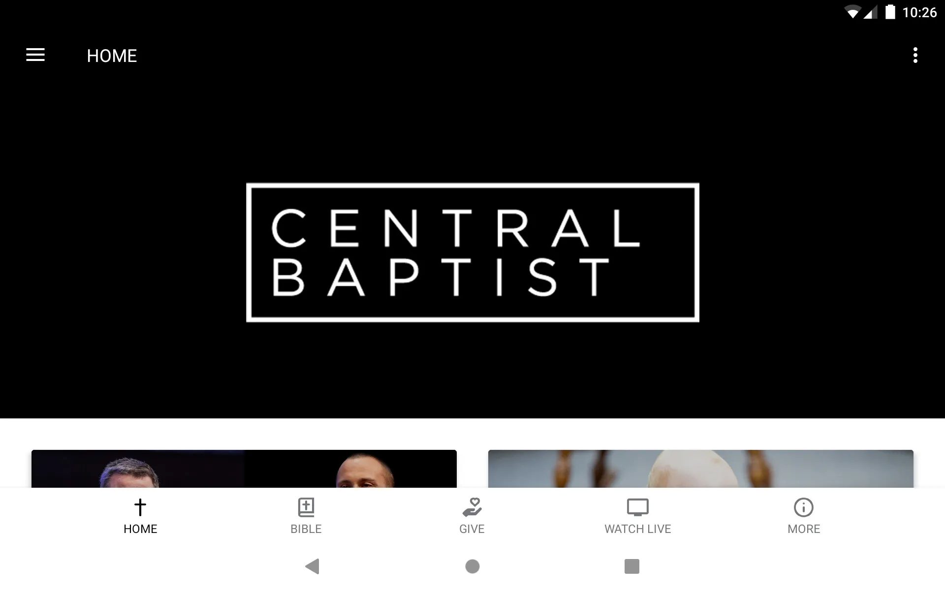 Central Baptist-Jonesboro | Indus Appstore | Screenshot