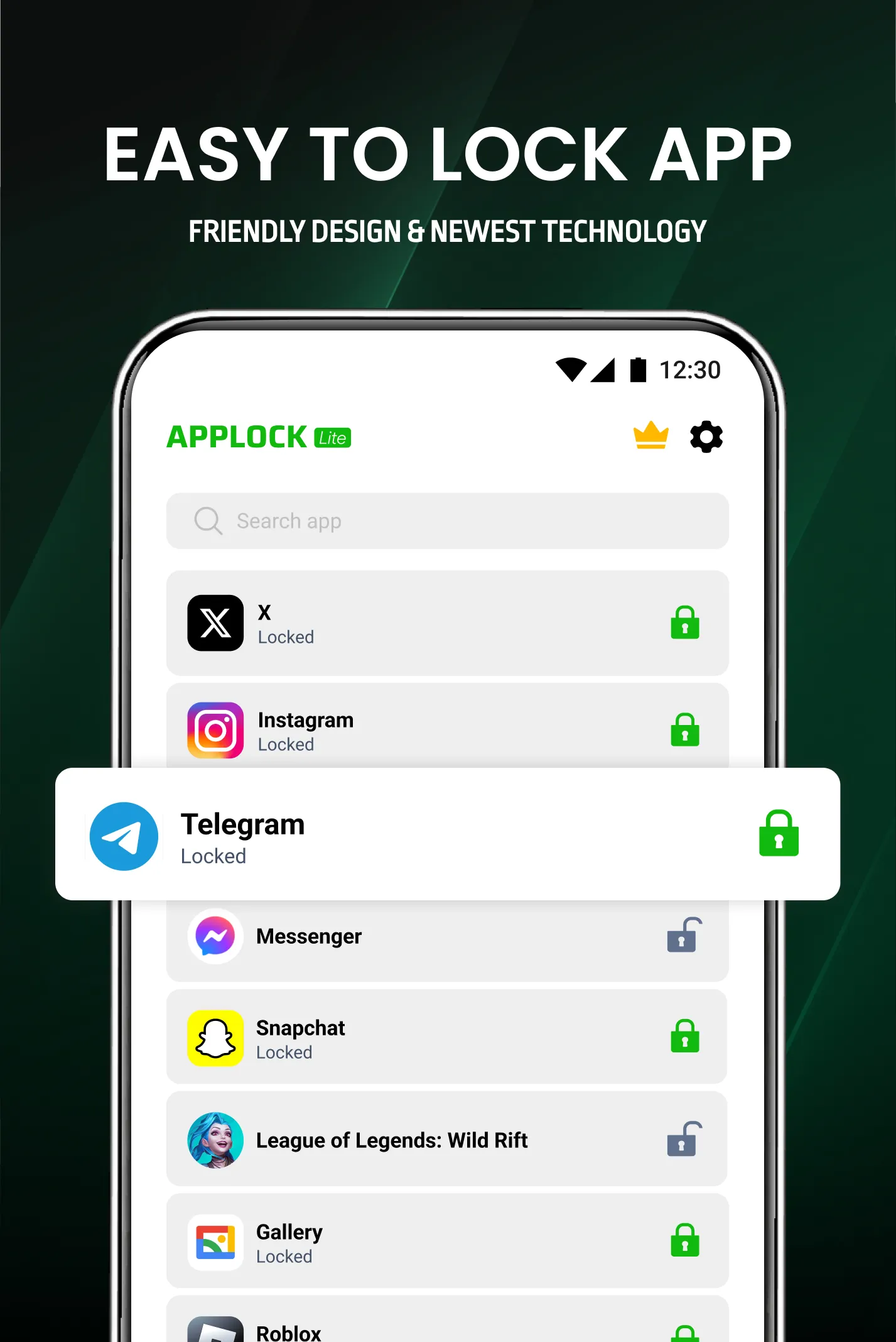 Applock Lite - Fingerprint | Indus Appstore | Screenshot