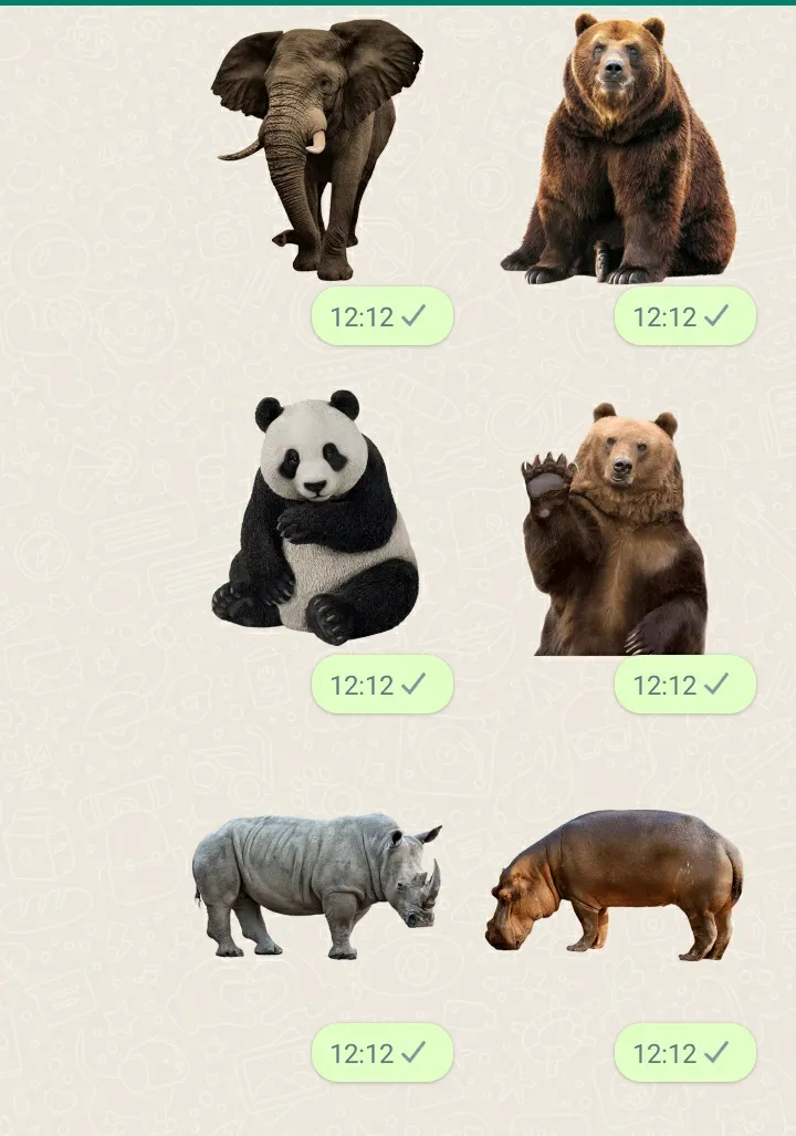 Animals Stickers | Indus Appstore | Screenshot