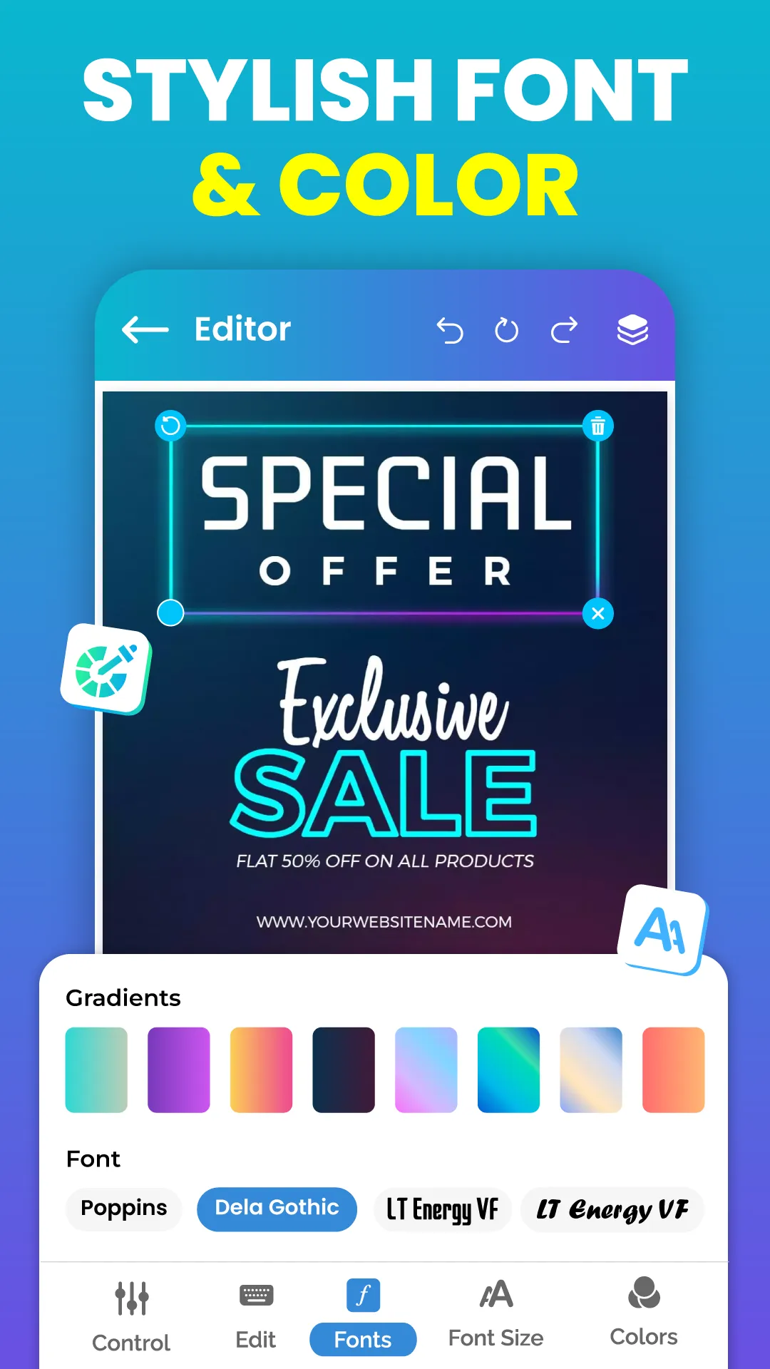 Poster Maker and Flyer Maker | Indus Appstore | Screenshot