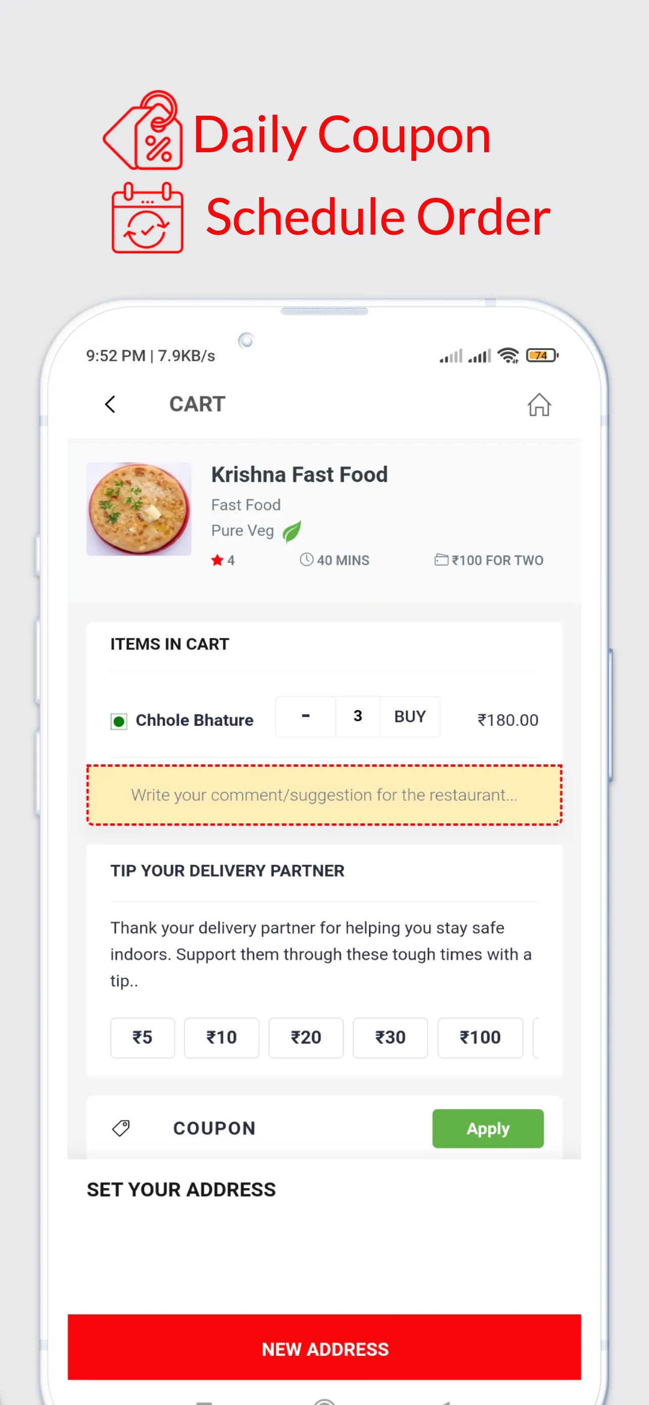 Teekho - Food Delivery App | Indus Appstore | Screenshot