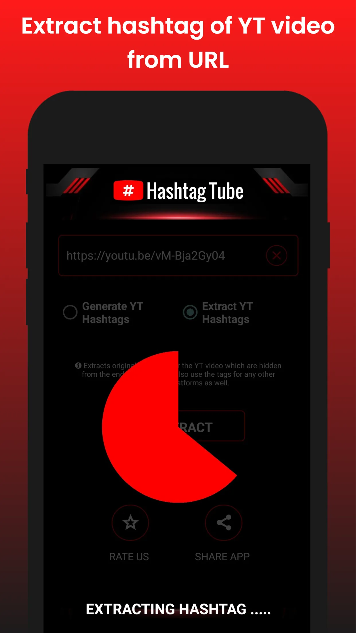 Hashtag Generator & Extractor | Indus Appstore | Screenshot