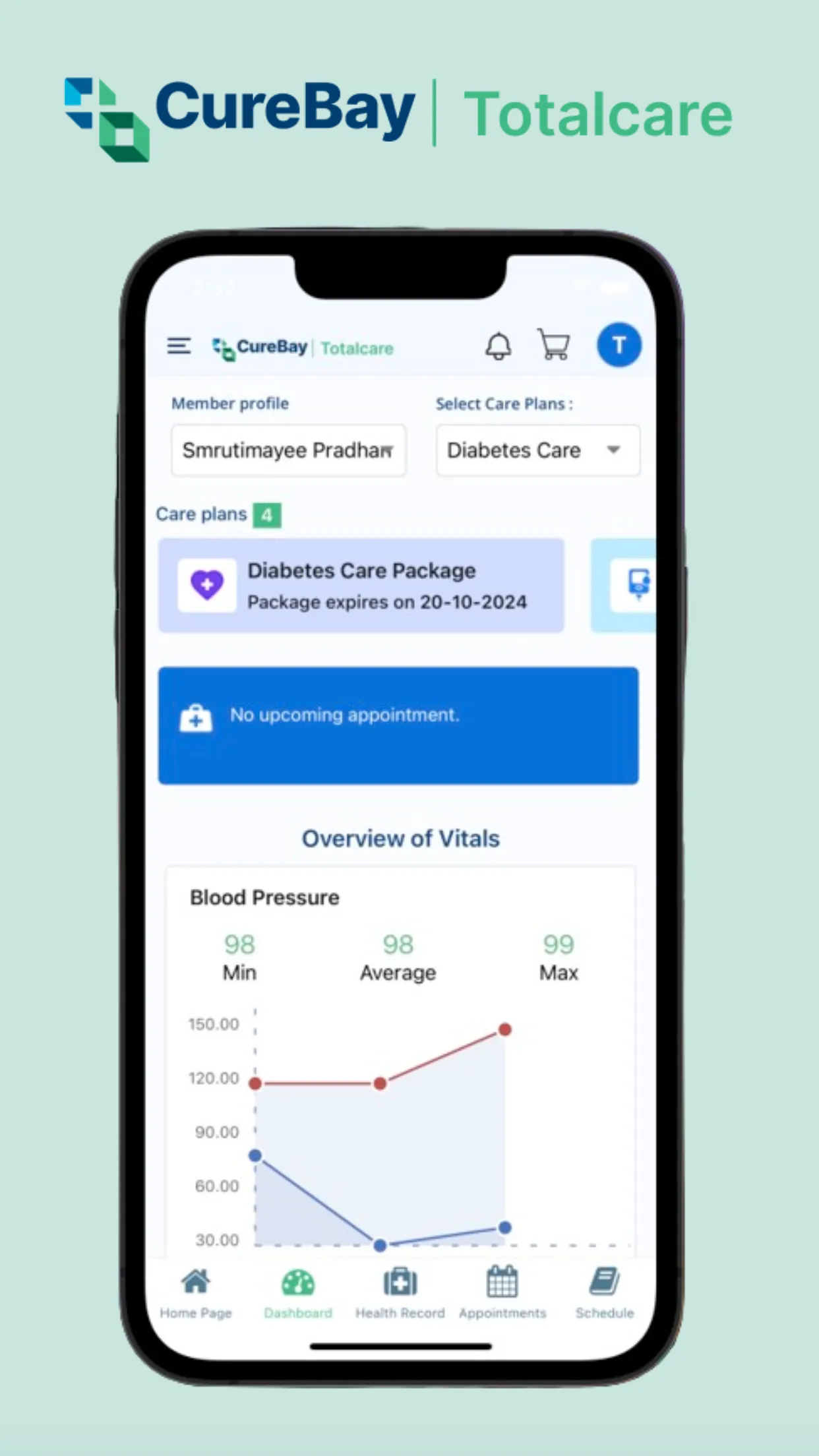 Curebay Totalcare | Indus Appstore | Screenshot