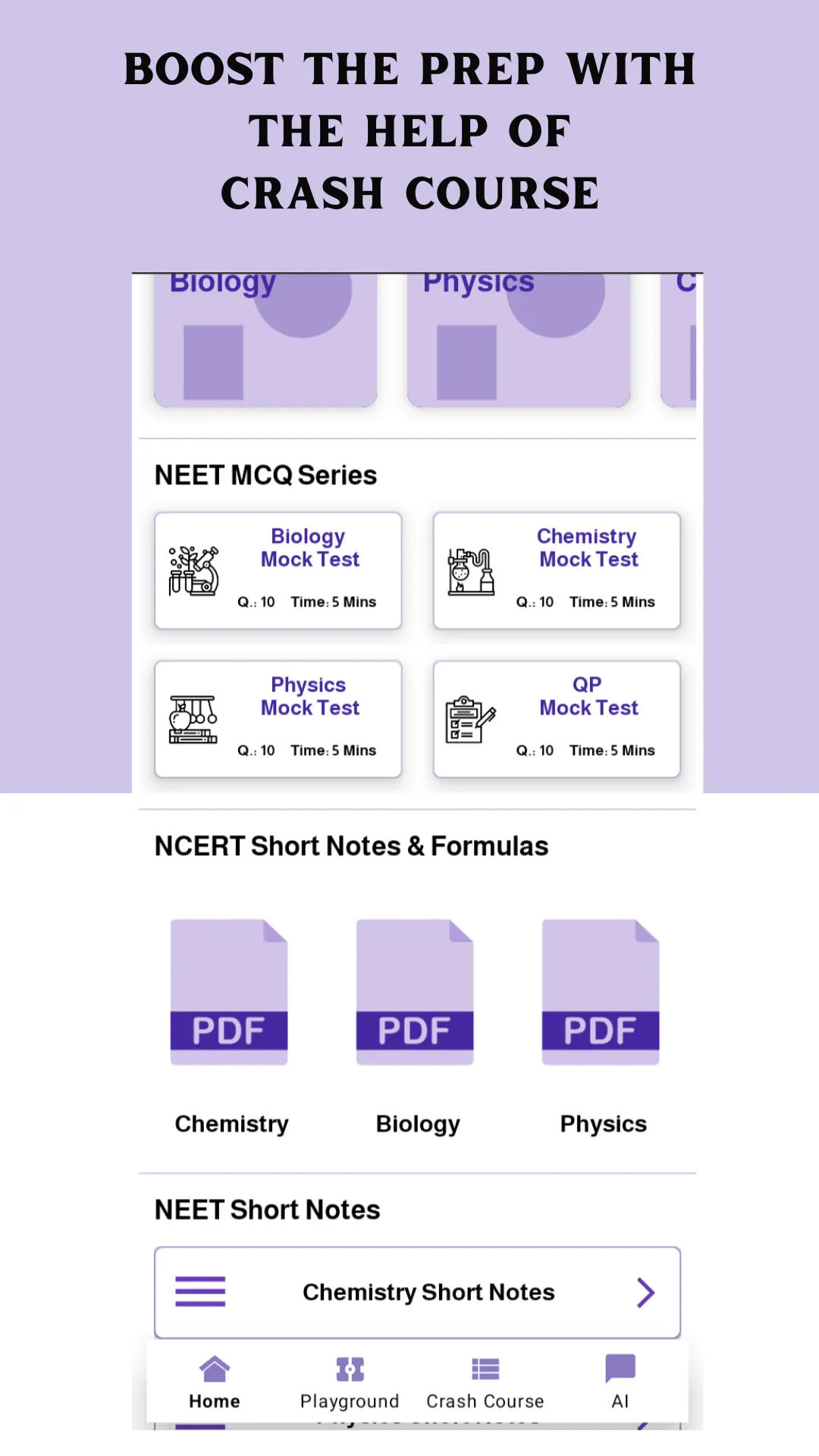 NEET Mock Test MCQ App | Indus Appstore | Screenshot