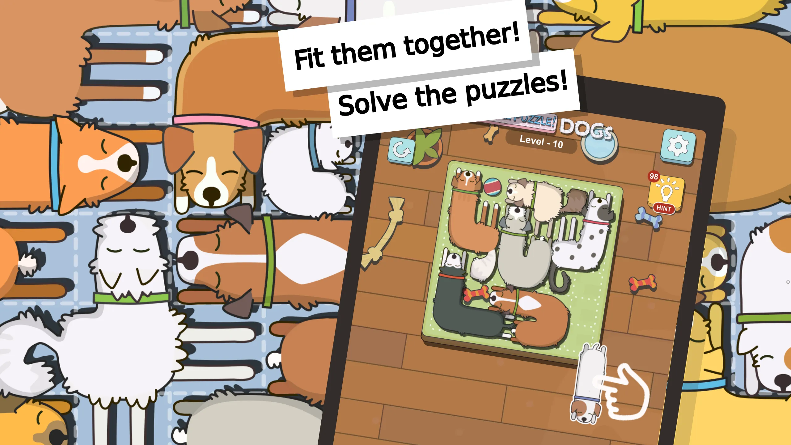 Snuggle Puzzle Dog Puzzles | Indus Appstore | Screenshot