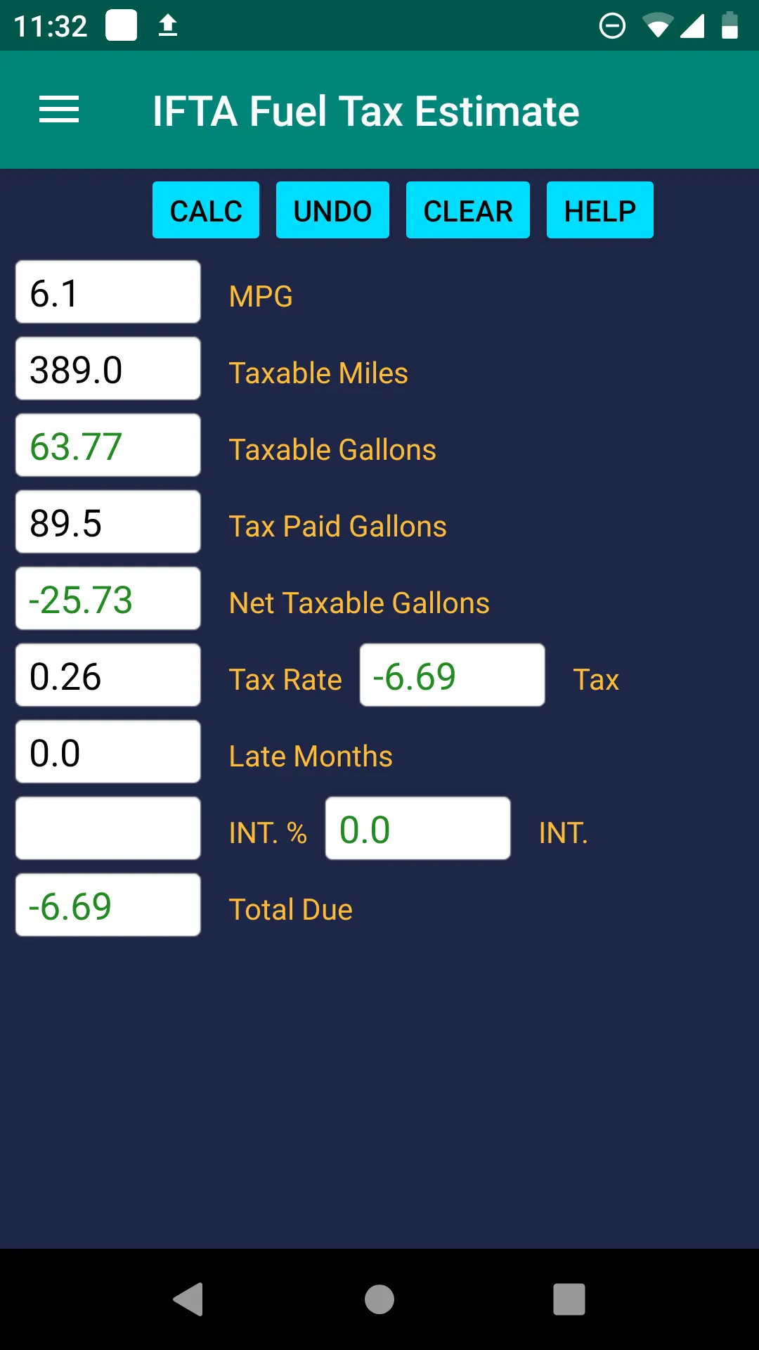 Trucking:Load Rate, Cost, Fuel | Indus Appstore | Screenshot