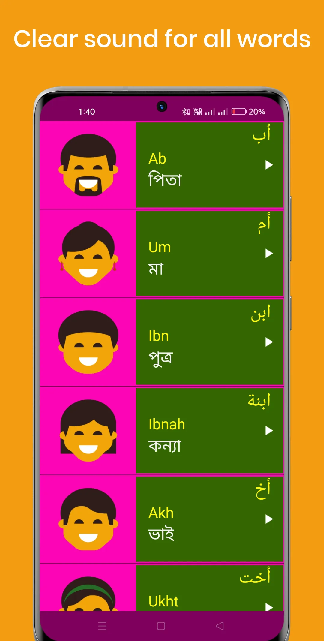 Learn Arabic From Bangla | Indus Appstore | Screenshot